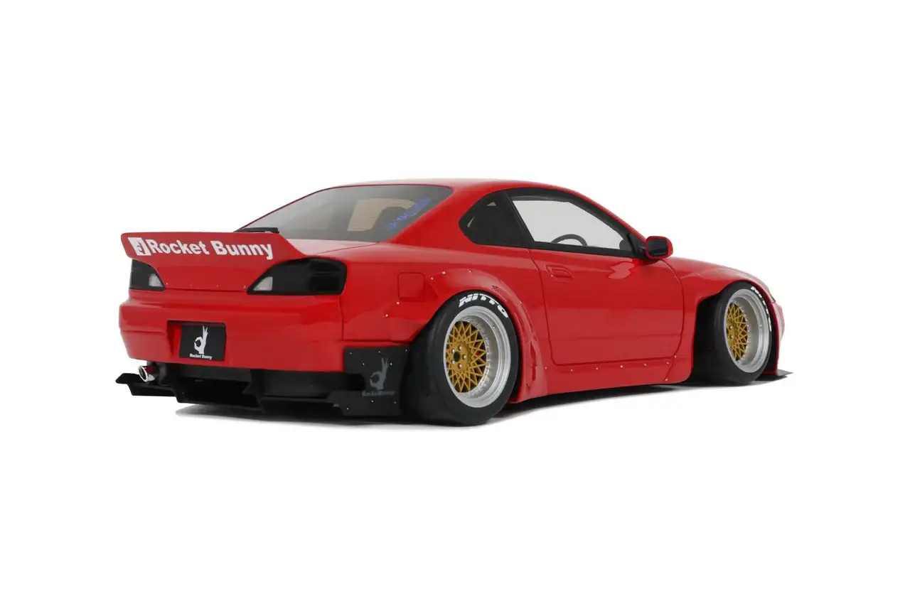 [shipping included] OTTO Mobile 1:18 (OT1115) ROCKET BUNNY NISSAN SILVIA S15 NISSAN RED 2014 - Image 2