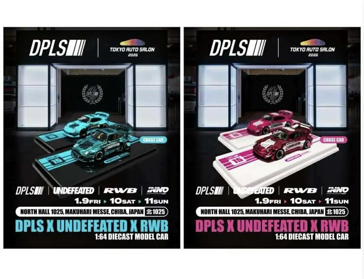 [Shipping included] DPLS x TAS x Inno64 1:64 Scale Undefeated RWB