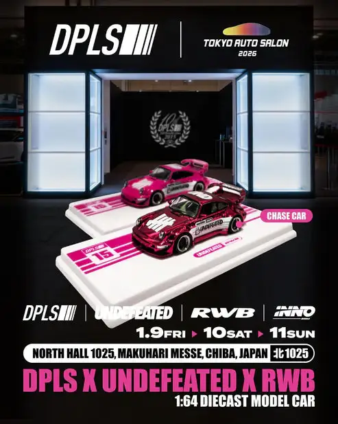 [Shipping included] DPLS x TAS x Inno64 1:64 Scale Undefeated RWB - Image 4