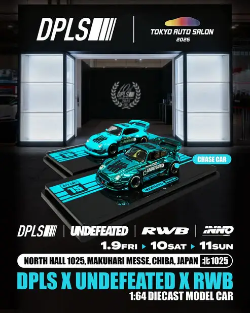 [Shipping included] DPLS x TAS x Inno64 1:64 Scale Undefeated RWB - Image 5