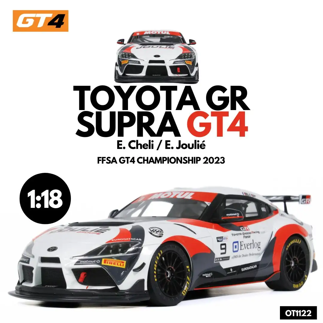 [shipping included] OTTO Mobile 1:18 OT1122 Toyota Gr Supra GT4