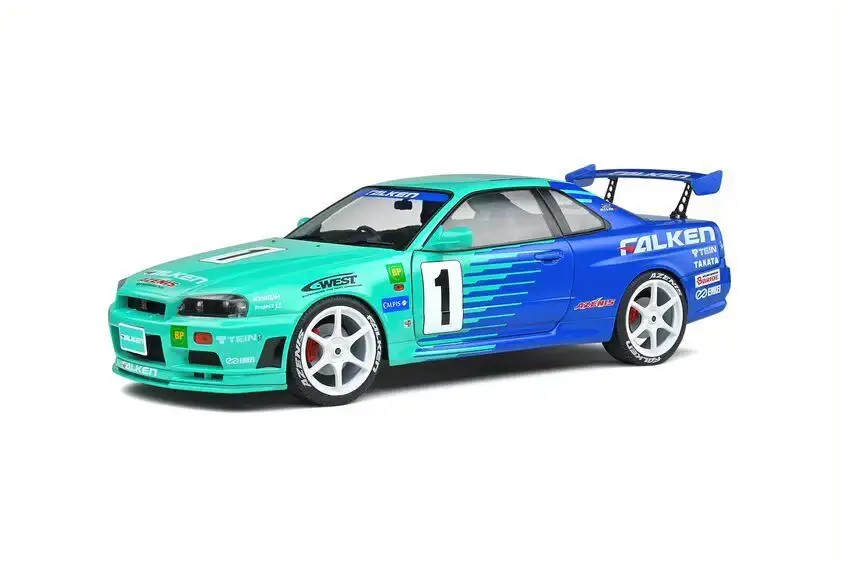 Solido 1:18 NISSAN SKYLINE GT-R (R34) – Falken LIVERY – 1999 - Image 3