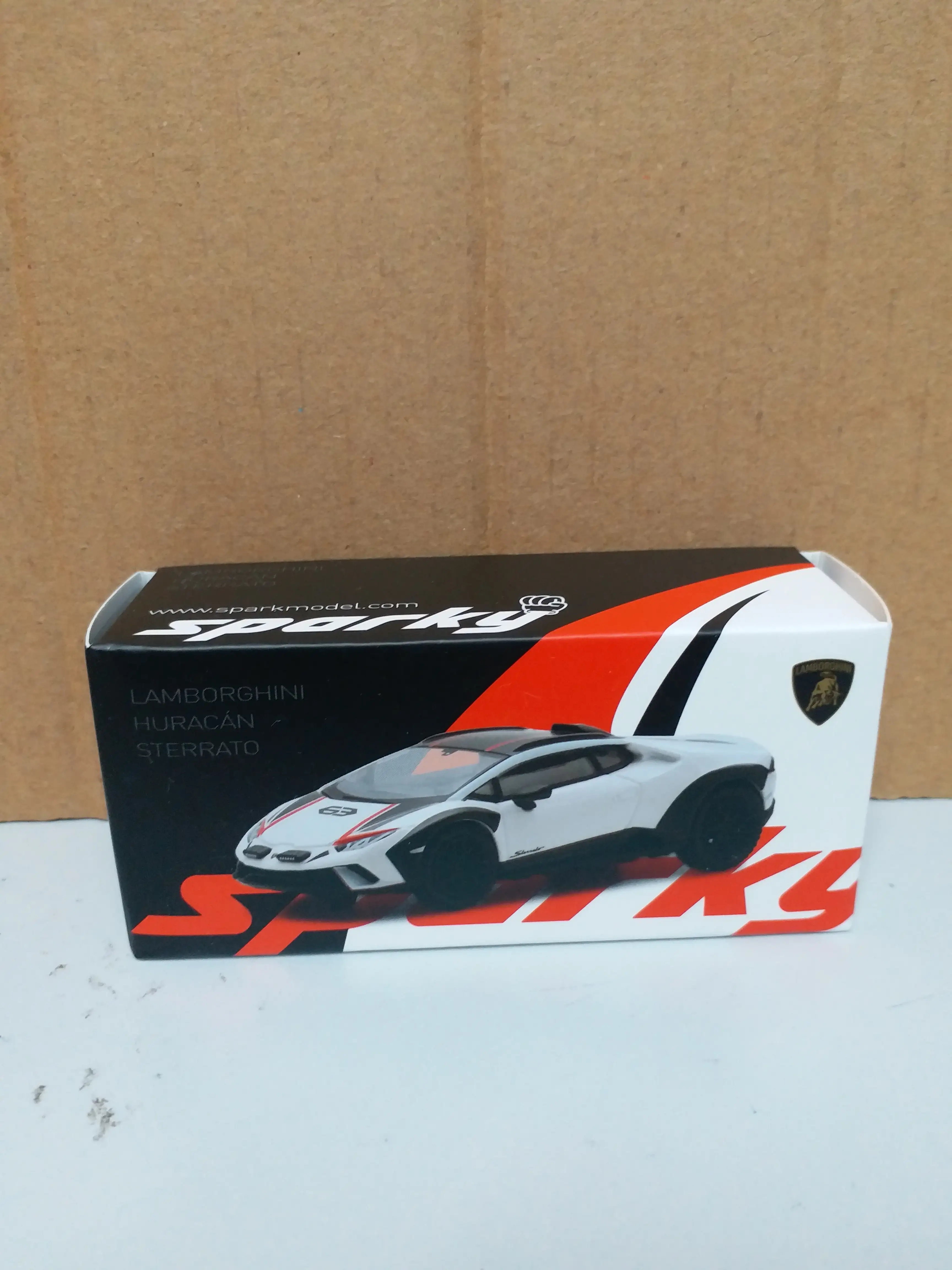 SPARKY X Tiny 1/64 Lamborghini Huracán Sterrato Combo Set - White & Orange - Image 2