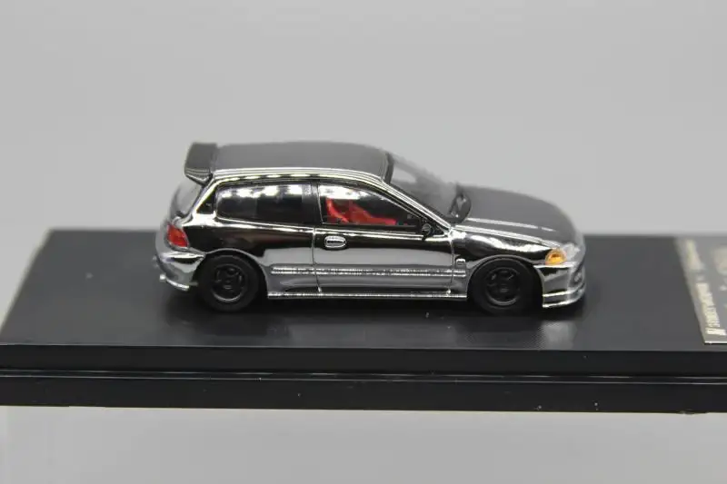 Street Weapon Chrome Silver 1:64 Civic Honda EG6 - Image 2