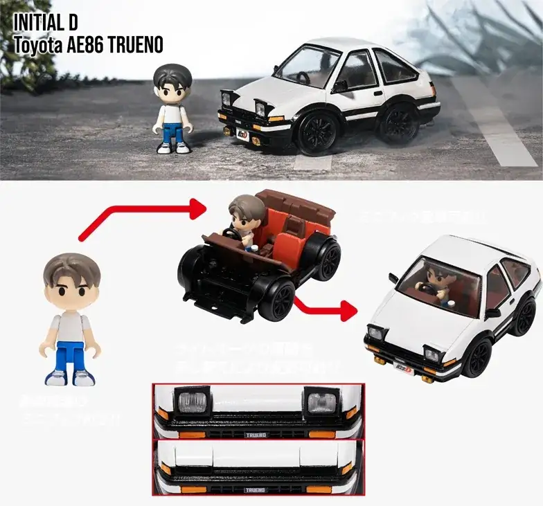 T-SPARK Q Village QV-05 Initial D Toyota AE86 TRUENO - Image 2