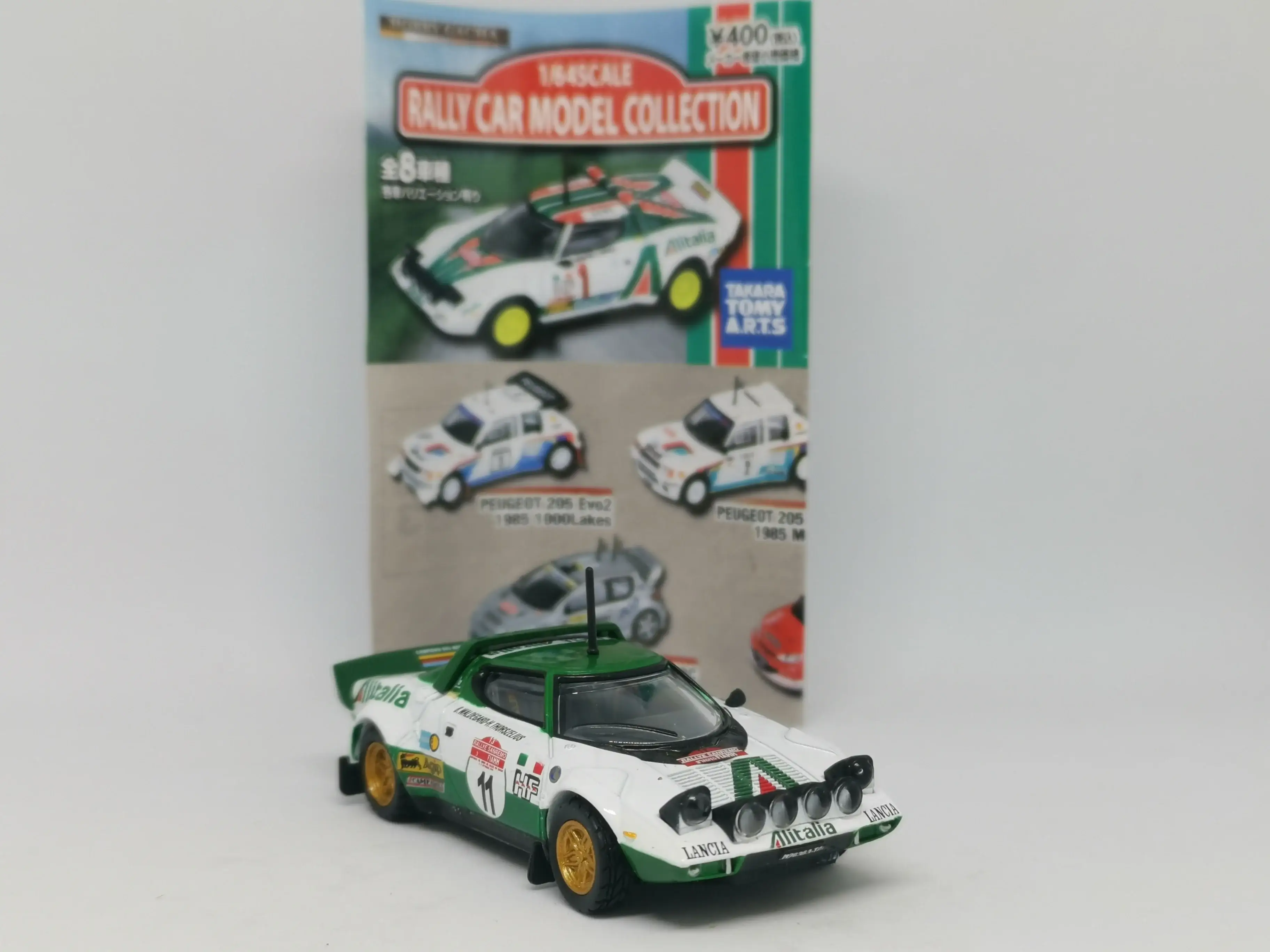 Takara Tomy Art Gashapon Capsule Rally Car Model Collection 1975 Sanremo Lancia Stratos HF