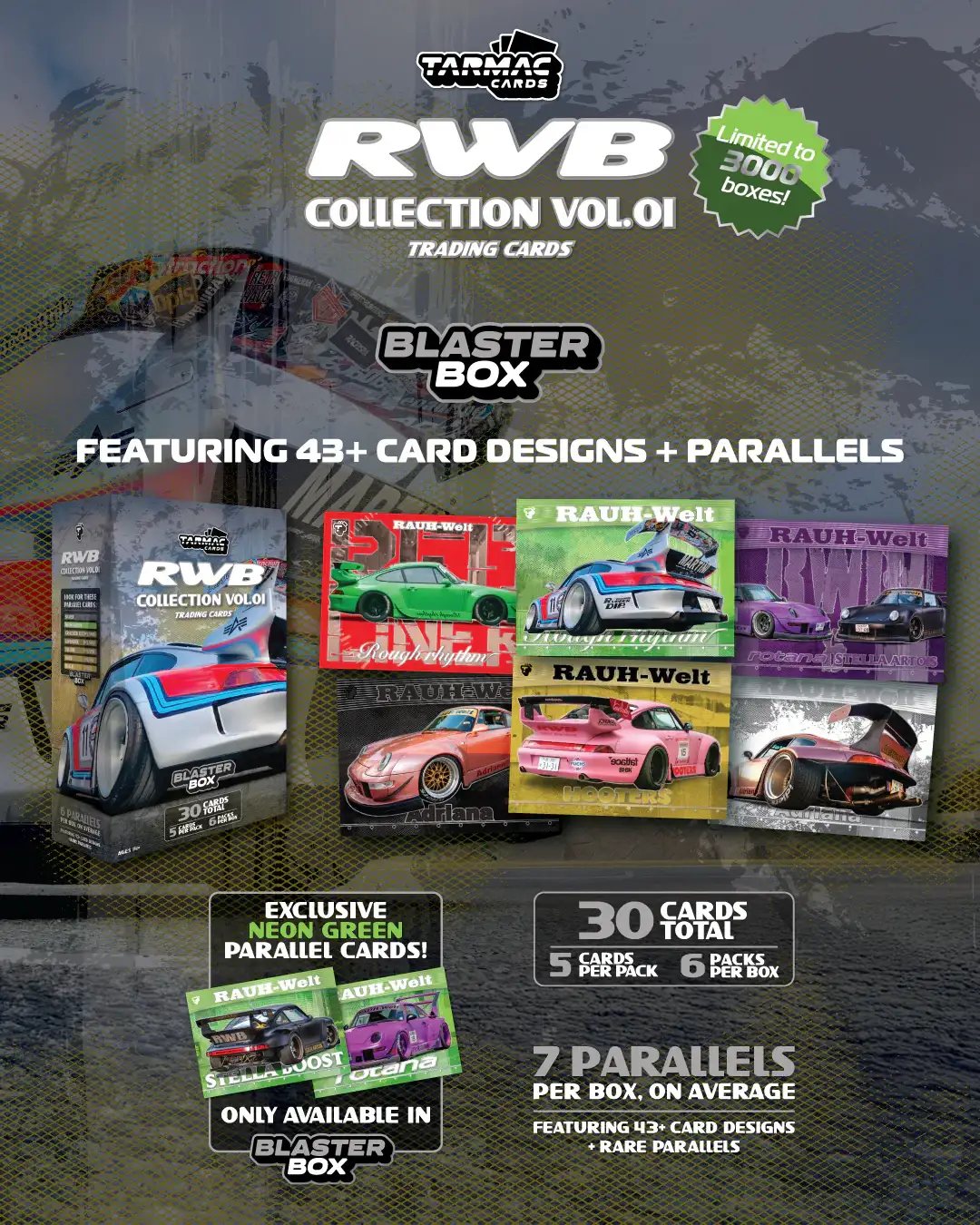 Tarmac Cards RWB Collection Vol.01 - Blaster Box