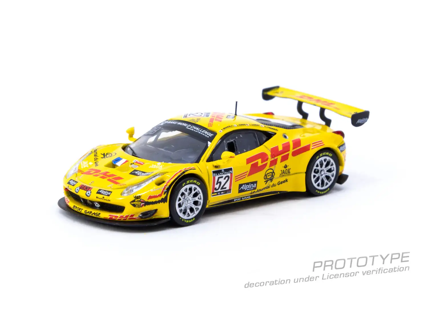 Tarmac Works 1:64 Ferrari 458 Italia GT3 (2013) 24 Hours of Spa 2013 L. Gorinni / S. Lémeret / T. Prignaud / R. Brandela - Image 2