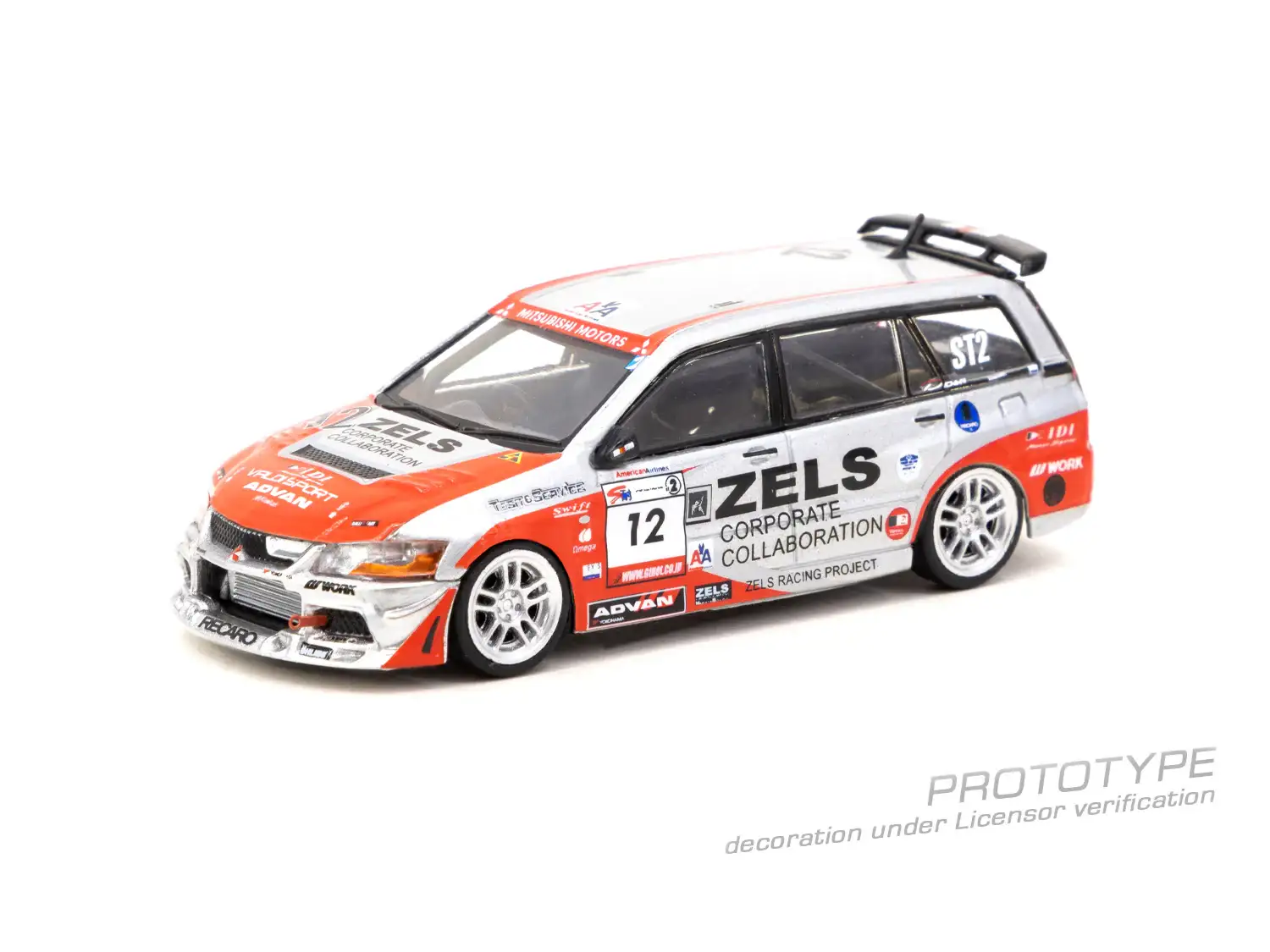 Tarmac Works 1:64 Mitsubishi Lancer Evolution Wagon Super Taikyu Series 2007 西村元気 / 菊地靖 - Image 2
