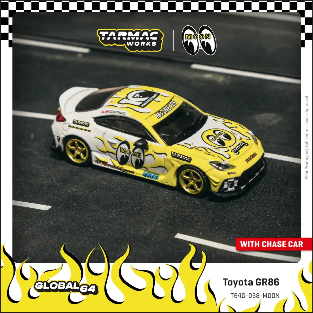 Tarmac Works 1:64 MOONEYES Toyota GR86