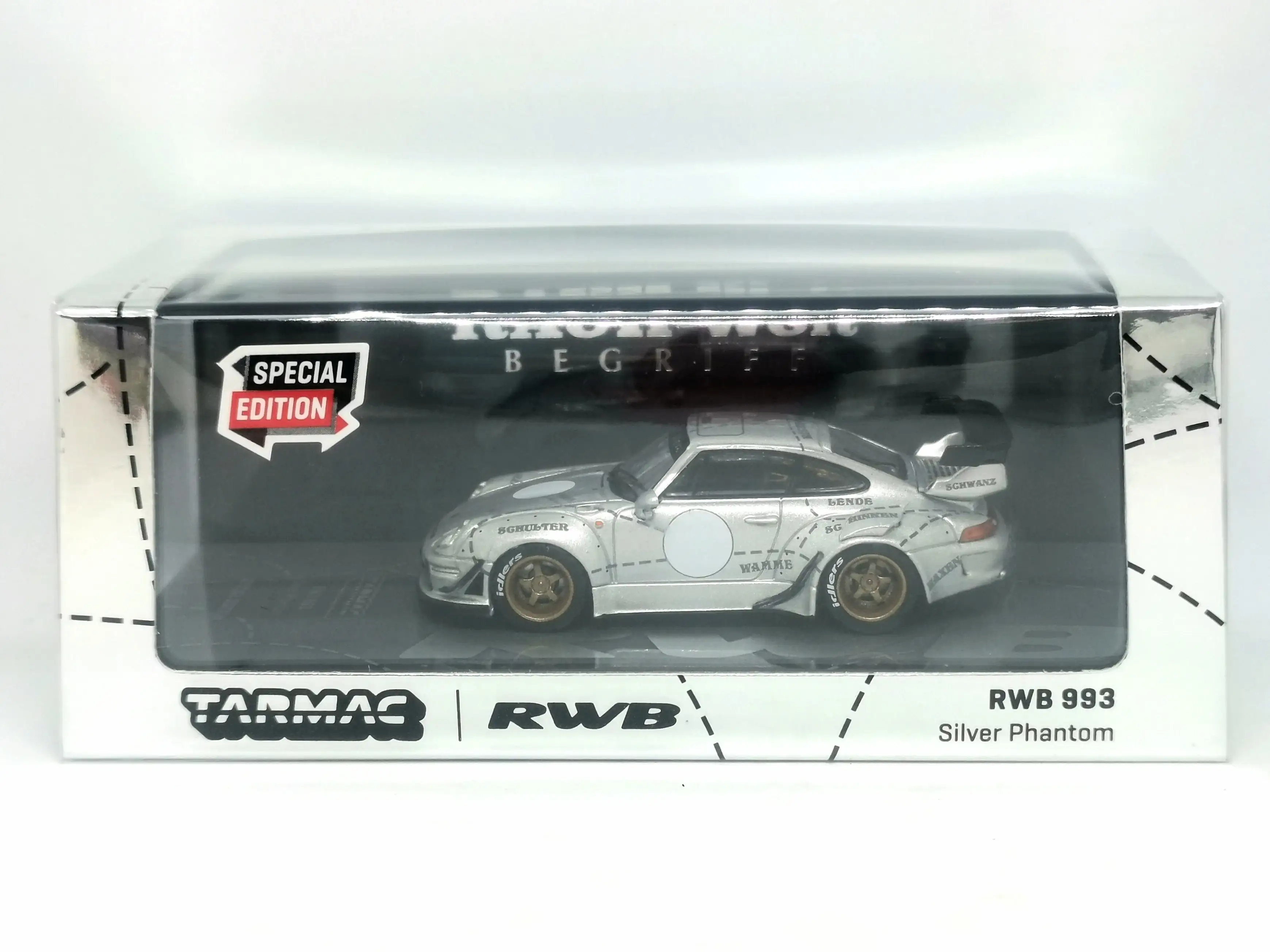 Tarmac Works 1/64 Porsche 993 Silver Phantom Exclusive