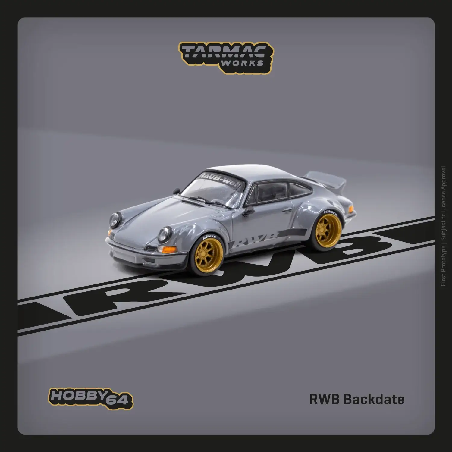Tarmac Works 1:64 RWB Backdate Grey