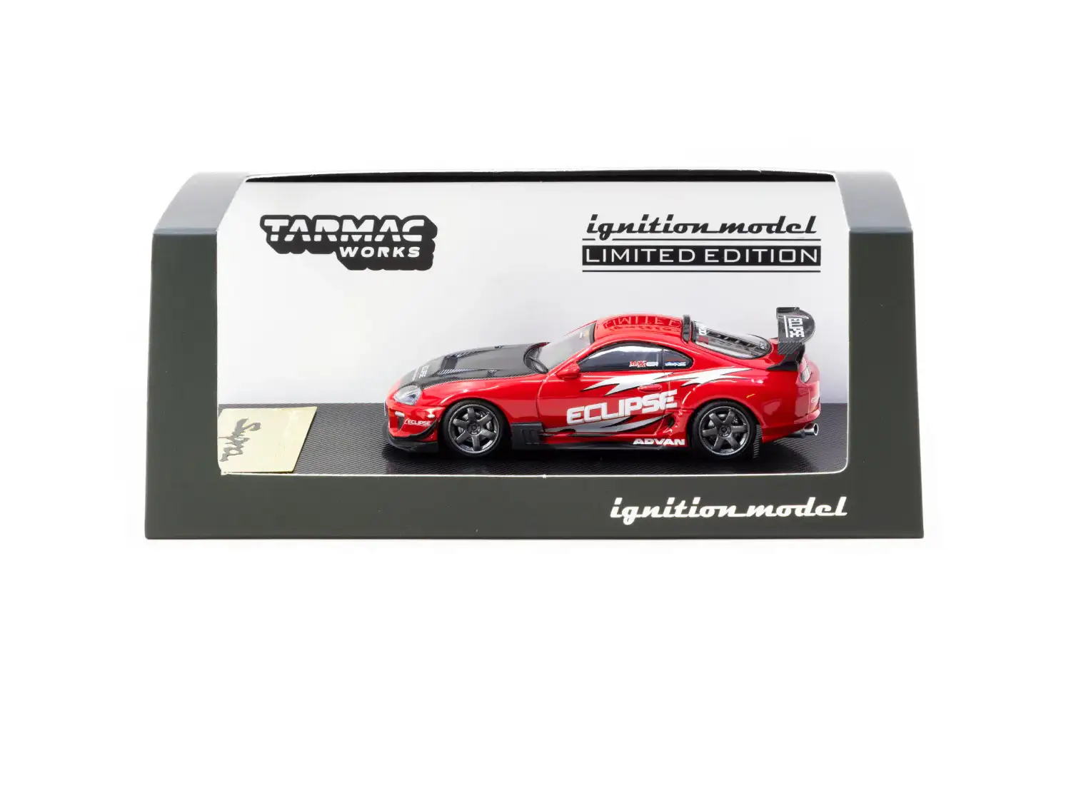 Tarmac Works x Ignition Model 1:64 Scale Toyota Supra (JZA80) RZ Red