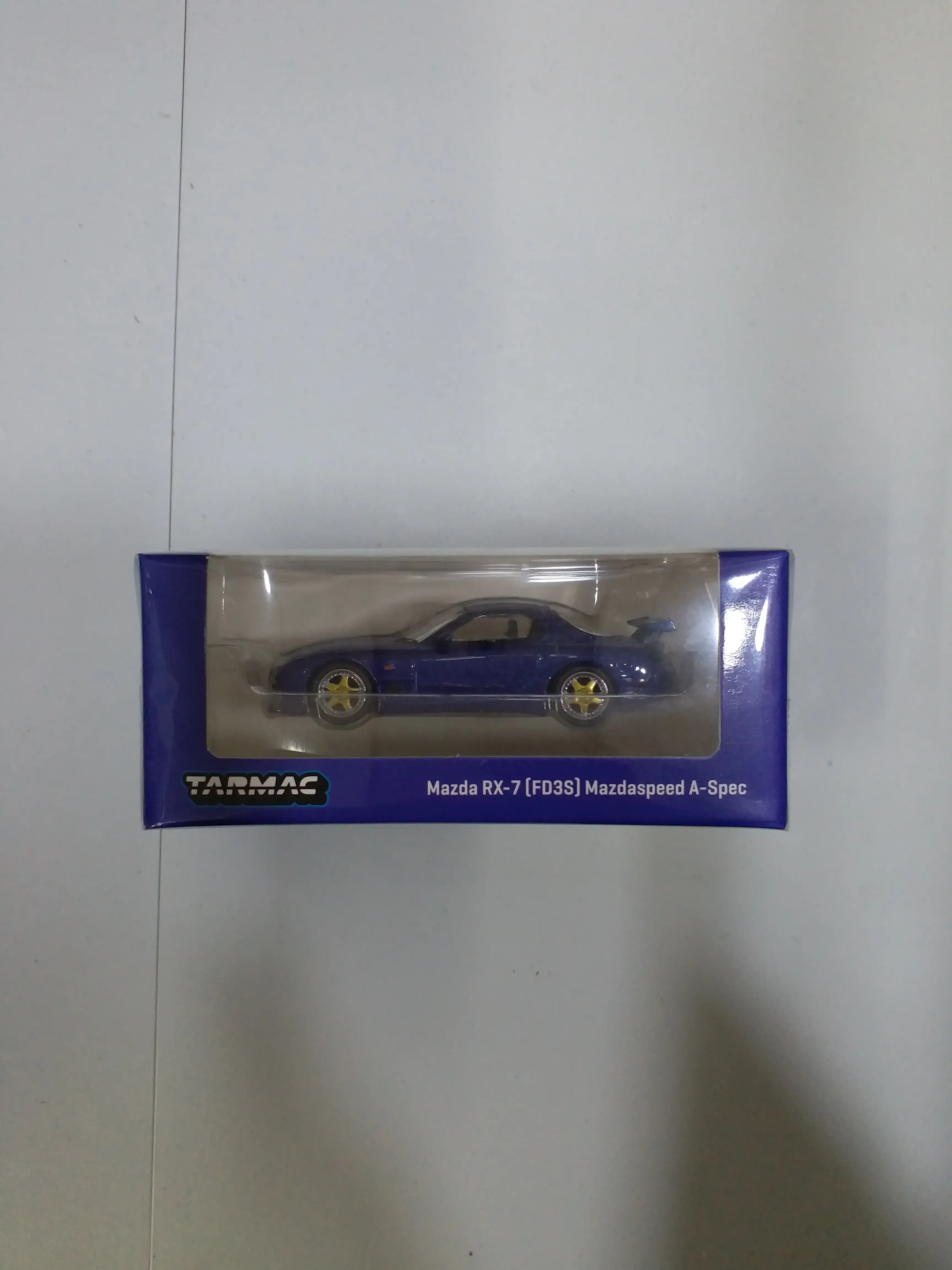 Tarmac Works 1:64 Scale Mazda RX-7 FD3S Mazdaspeed A-Spec Innocent Blue Mica - Image 2