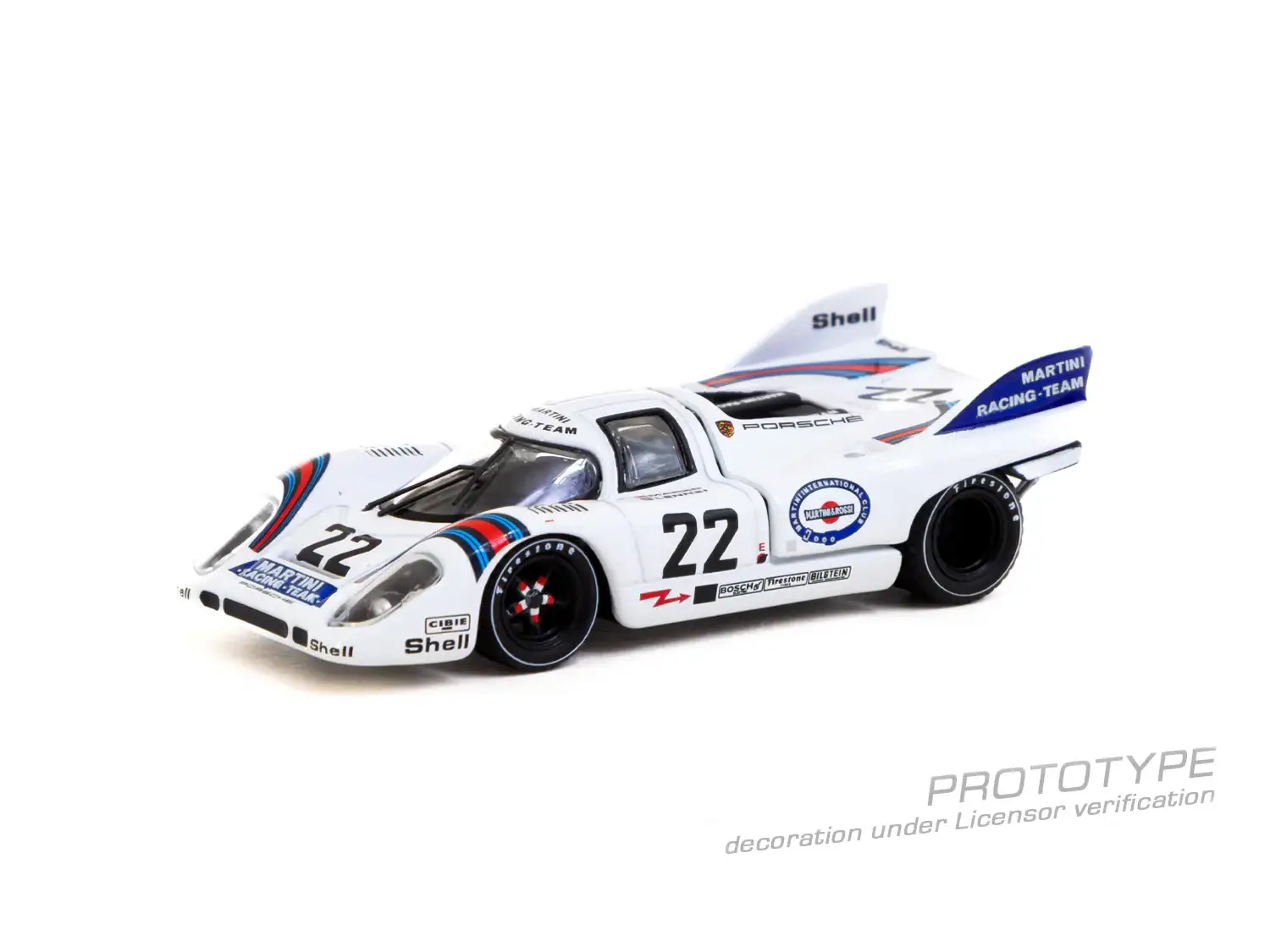Tarmac Works X Curitiba64 1:64 Scale Porsche 917 KH 24h Le Mans 1971 Winner #22 CWB64-002-LMW22 - Image 2