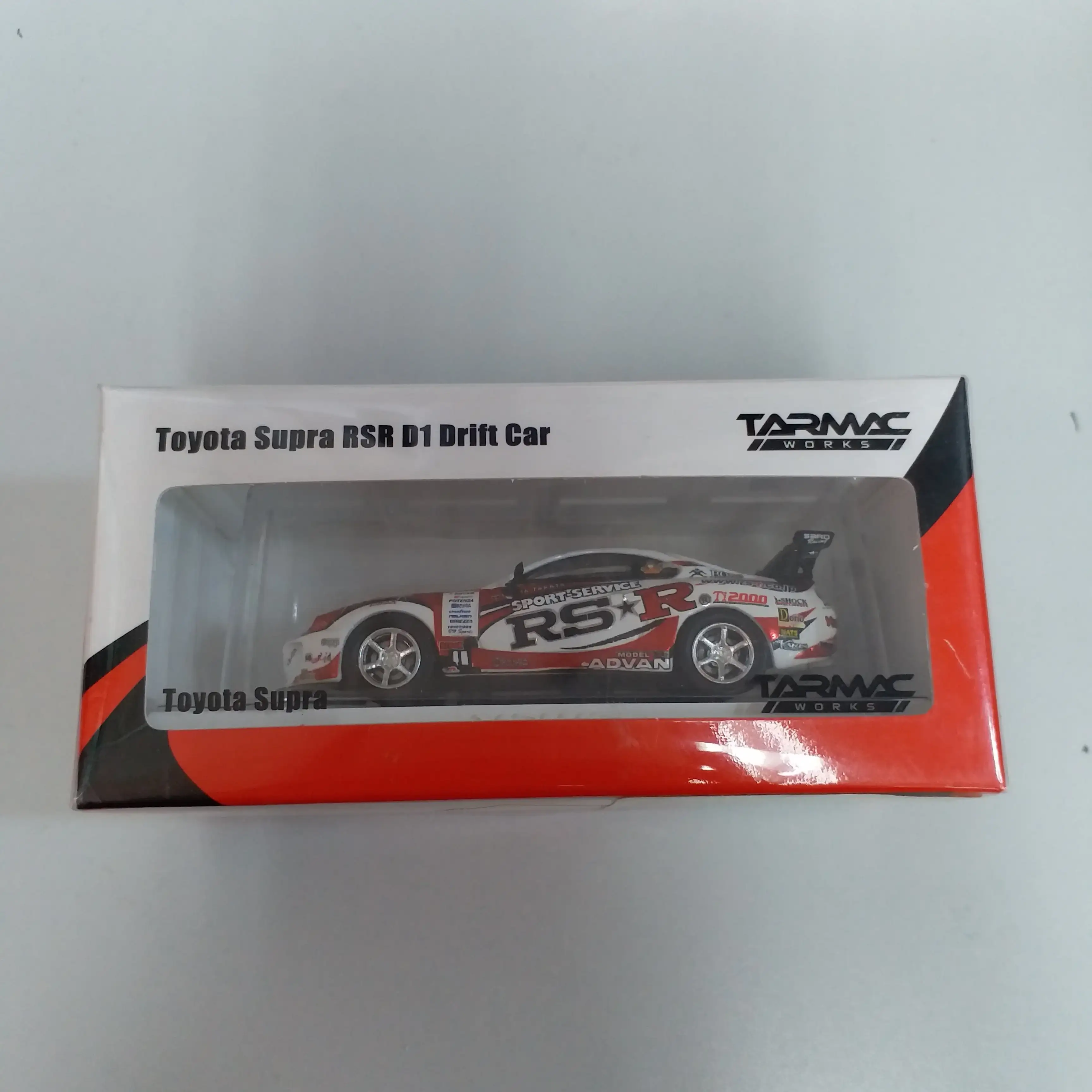 Tarmac Works 1:64 Scale Toyota Supra RSR D1 Drift Car - Image 3