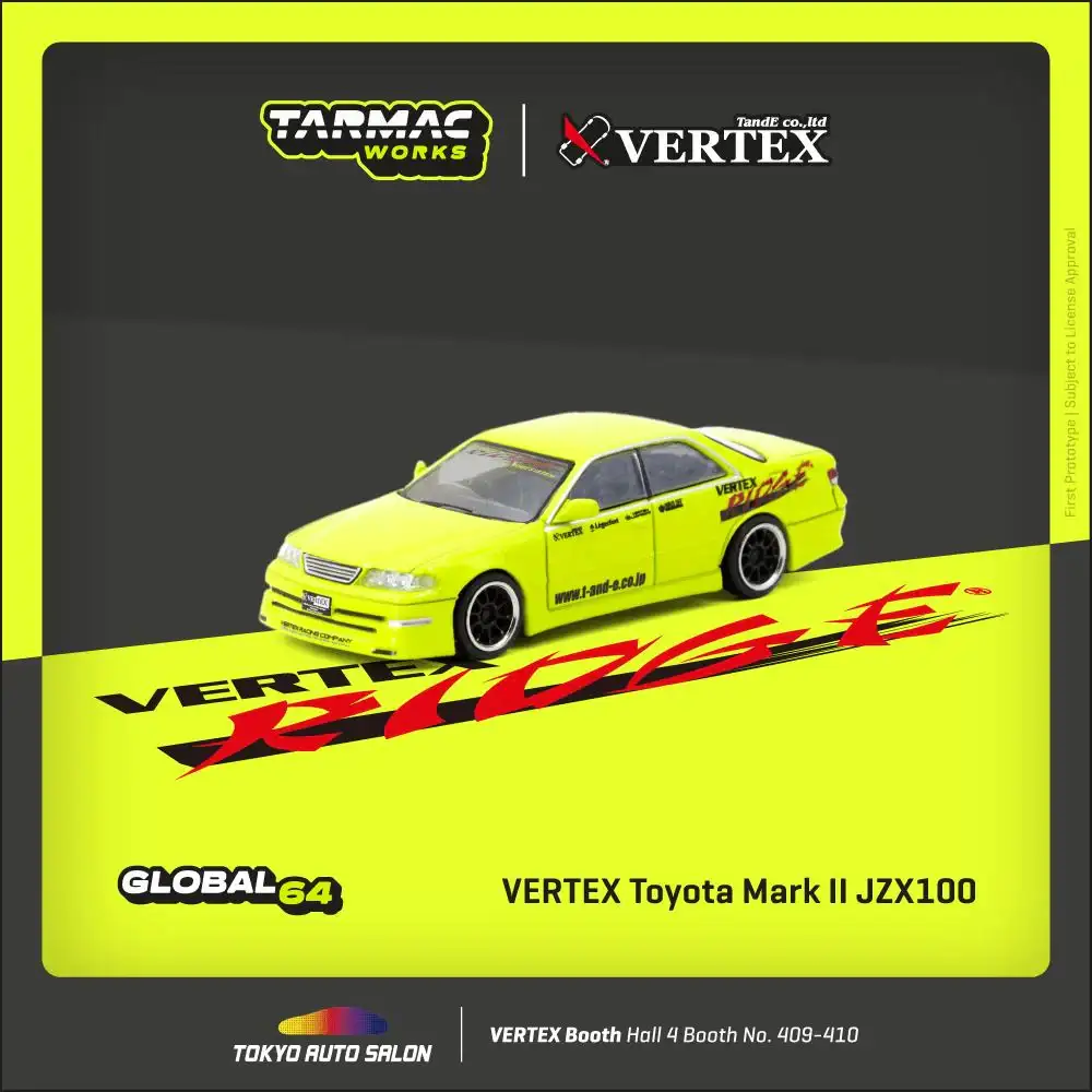 Tarmac Works 1:64 TAS25 Vertex Toyota Mark II JZX100 - Image 2