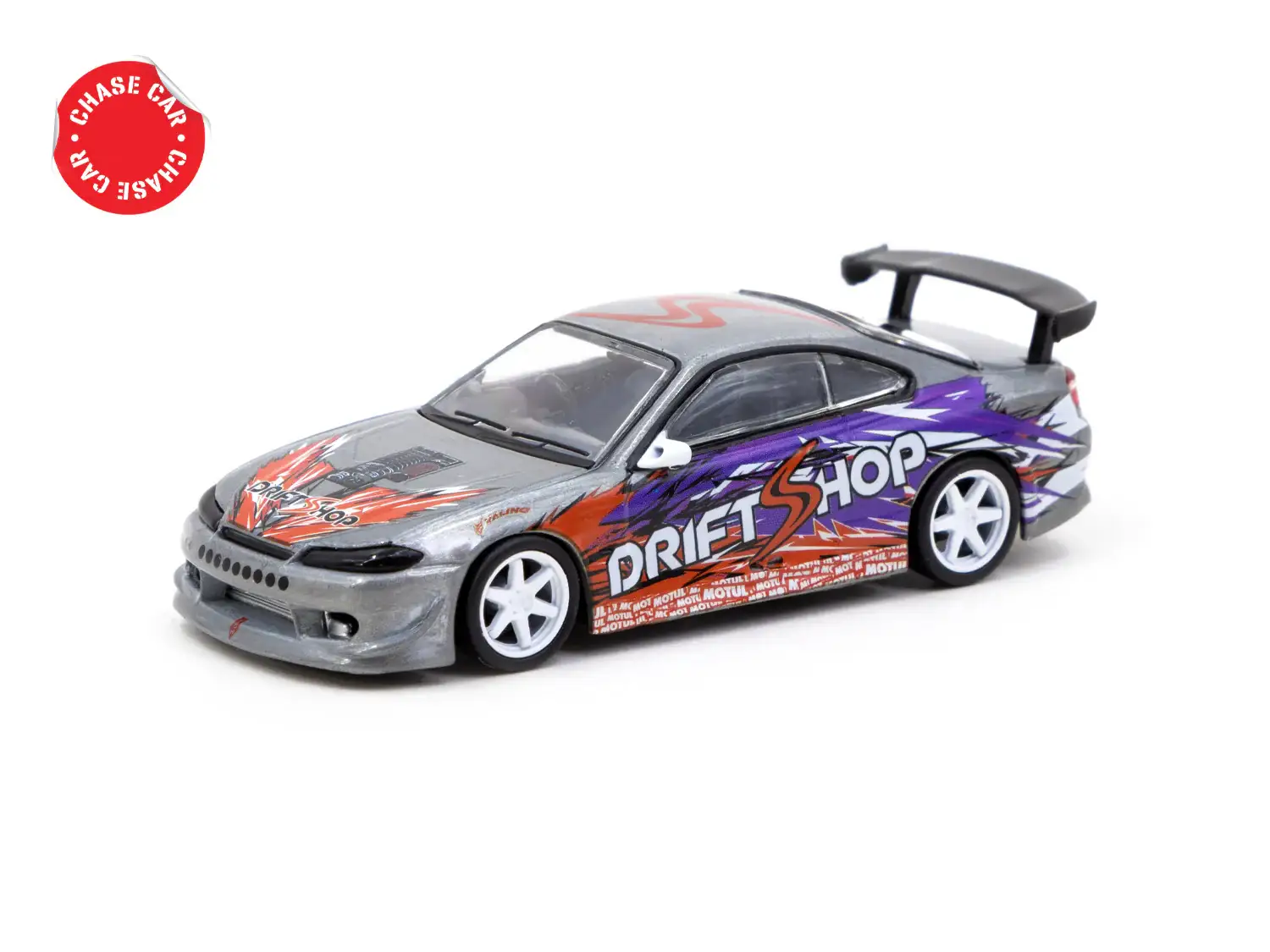 Tarmac Works 1/64 VERTEX Nissan Silvia S15 DriftShop European Drift Championship - Image 3