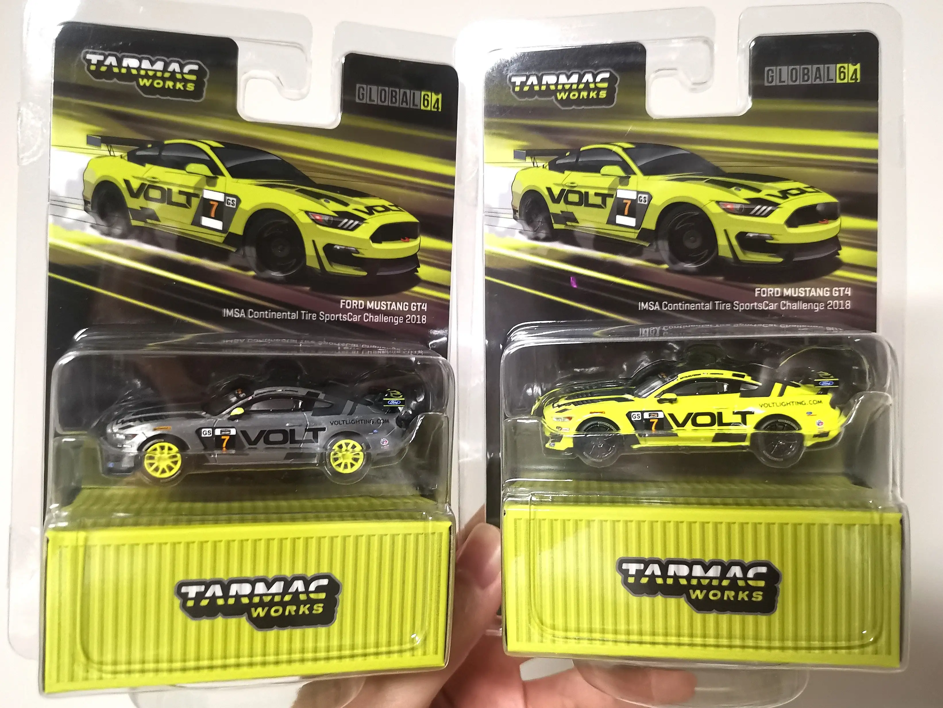 Tarmac Works Ford Mustang GT4 IMSA Continental Tire Sports Car Challenge 2018