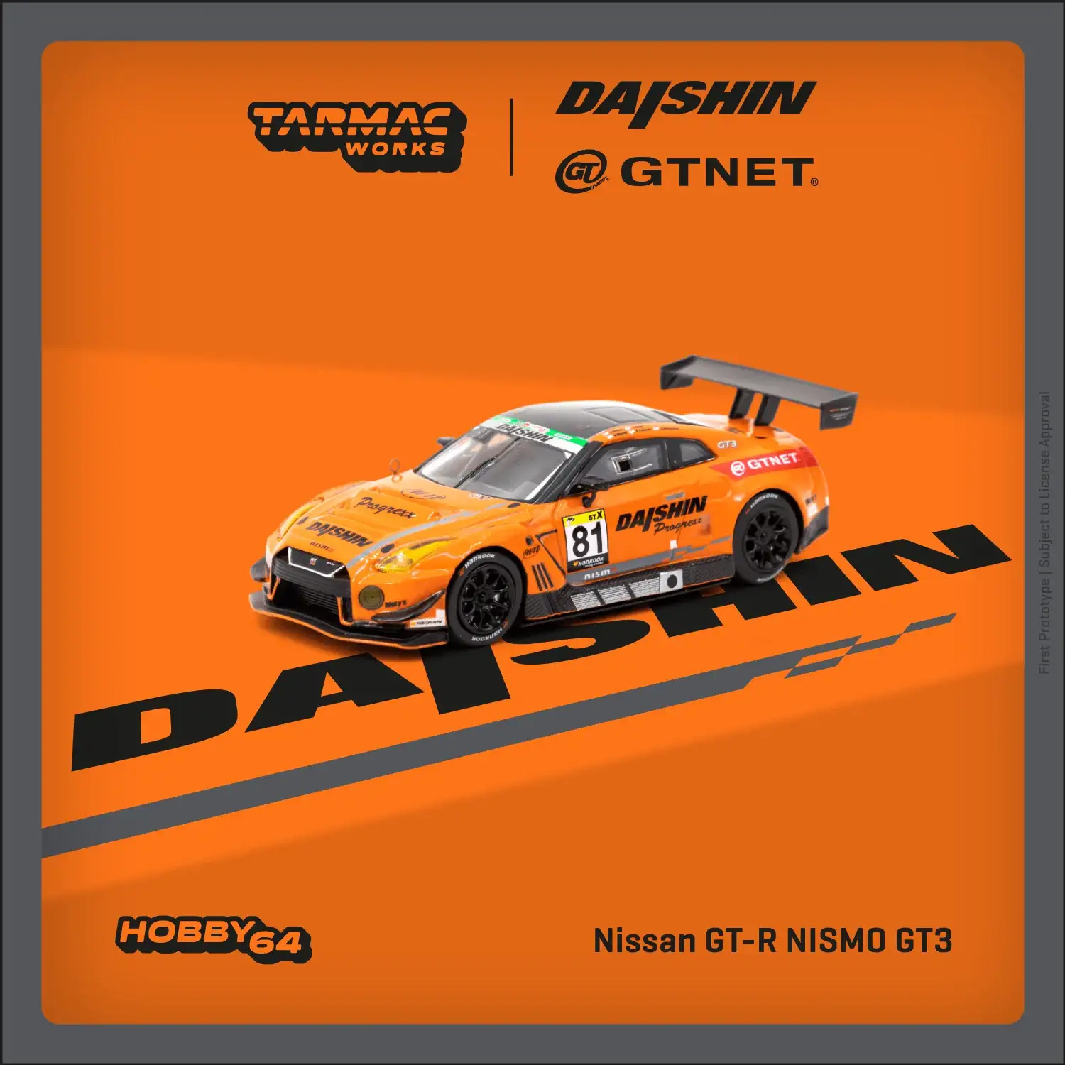 Tarmac Works Nissan GT-R NISMO GT3 Super Taikyu Series 2021 Fuji 24 hours 2021 Winner GTNET Motor Sports - Image 2
