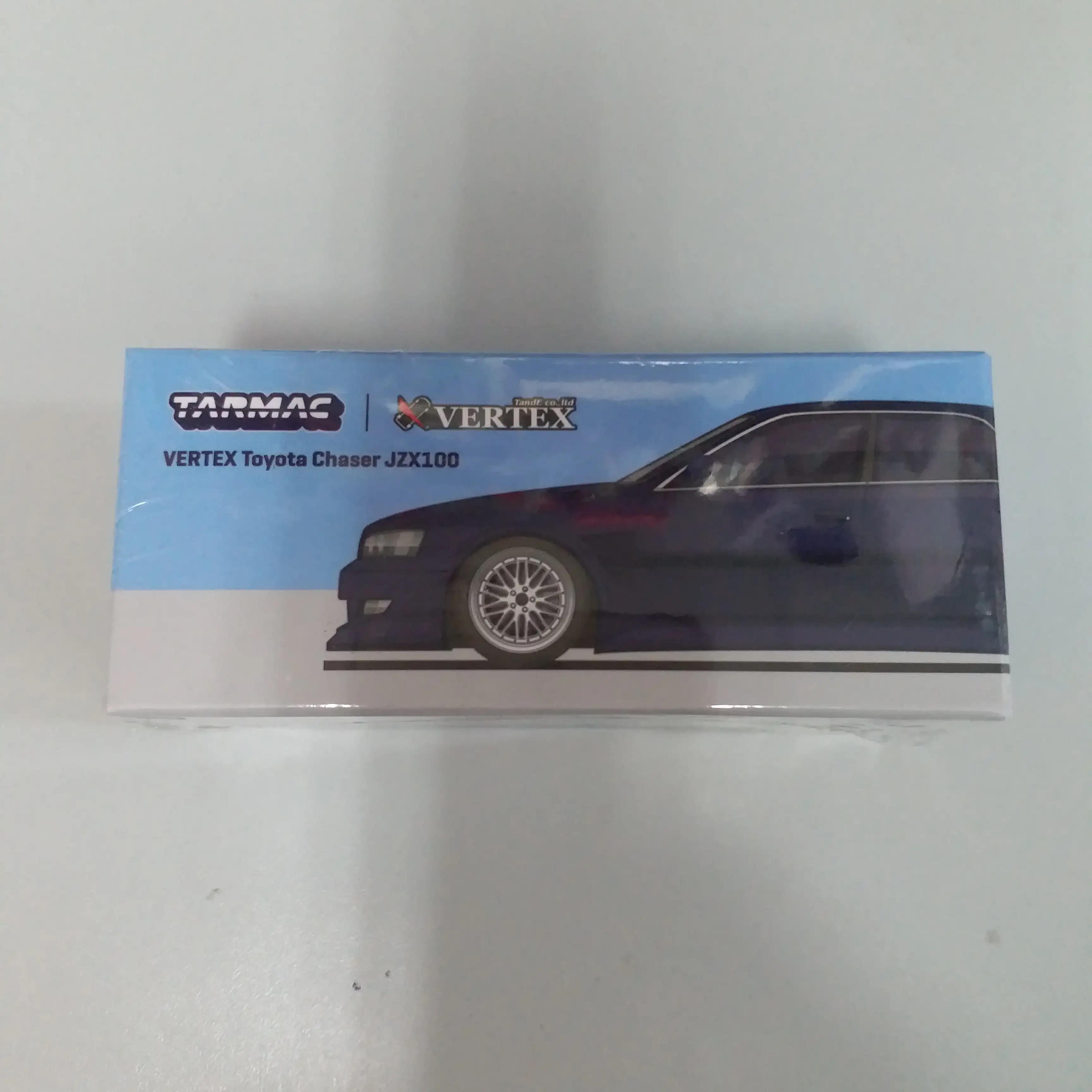 Tarmac Works VERTEX Toyota Chaser JZX100 Blue Metallic - Image 2