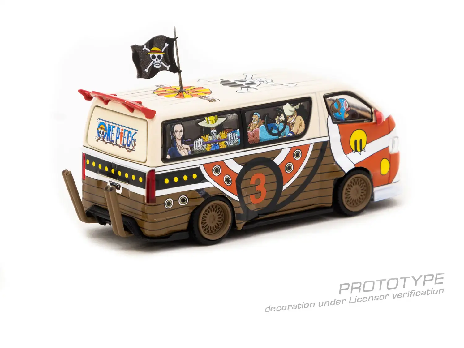 Tarmac Works x One Piece Toyota Hiace Widebody One Piece Thousand Sunny - Image 3