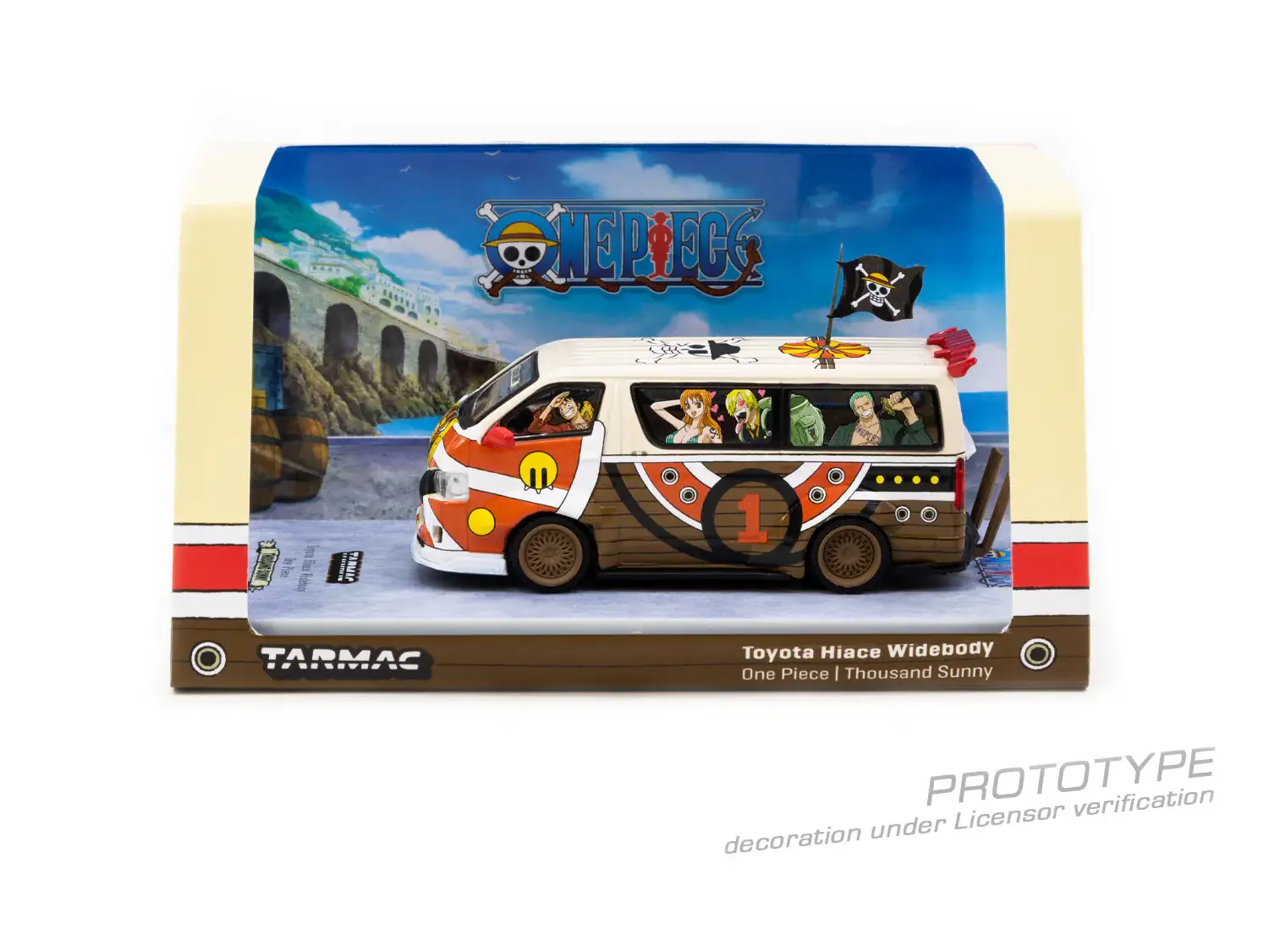 Tarmac Works x One Piece Toyota Hiace Widebody One Piece Thousand Sunny - Image 4