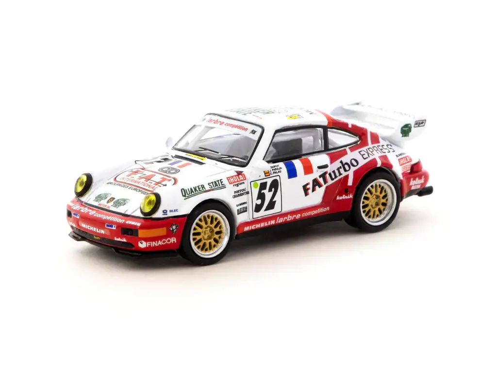 Tarmac Works X Schuco 1:64 Scale Porsche 911 RSR 3.8 Le Mans 1994 - Image 4