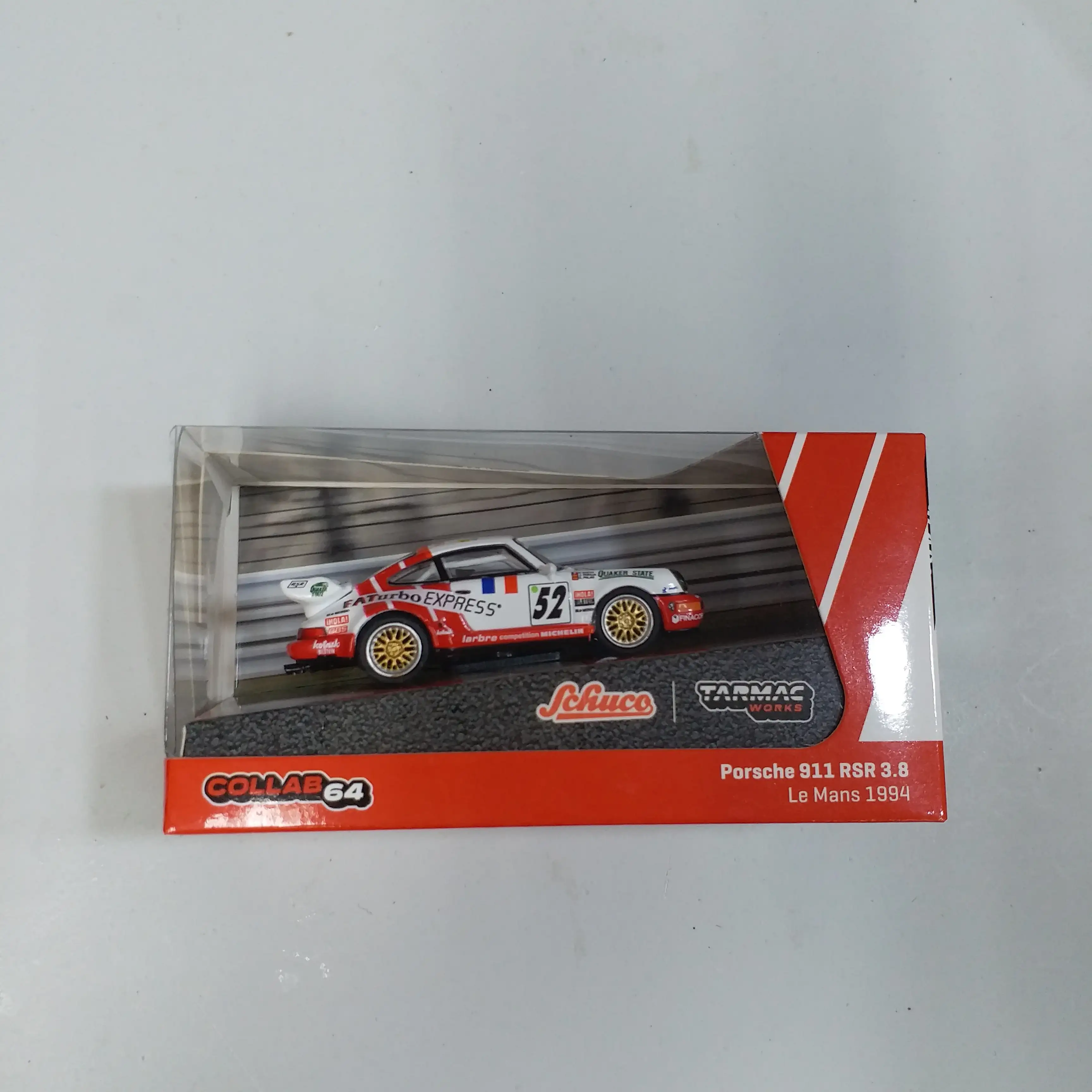 Tarmac Works X Schuco 1:64 Scale Porsche 911 RSR 3.8 Le Mans 1994 - Image 6