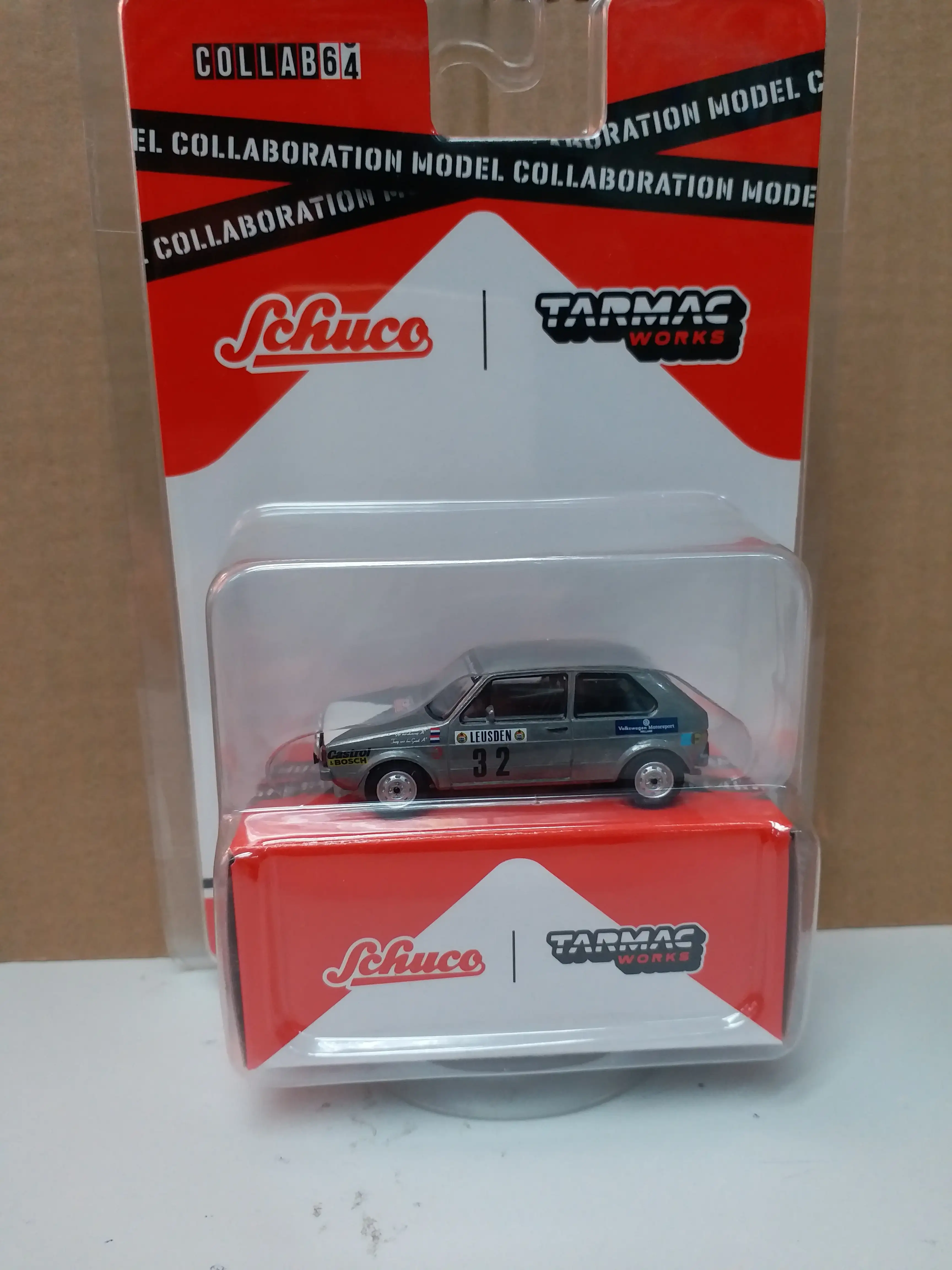 Tarmac works x Schuco 1:64 Scale Volkswagen Golf I GTI Rally Monte Carlo 1980 Decal included - Image 3