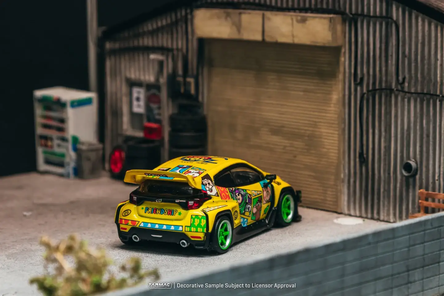 Tarmac Works x Tokyo Auto Salon Hong Kong 2025 exclusive Pandem Toyota GR Yaris Toy Story 30th Anniversary - Image 2