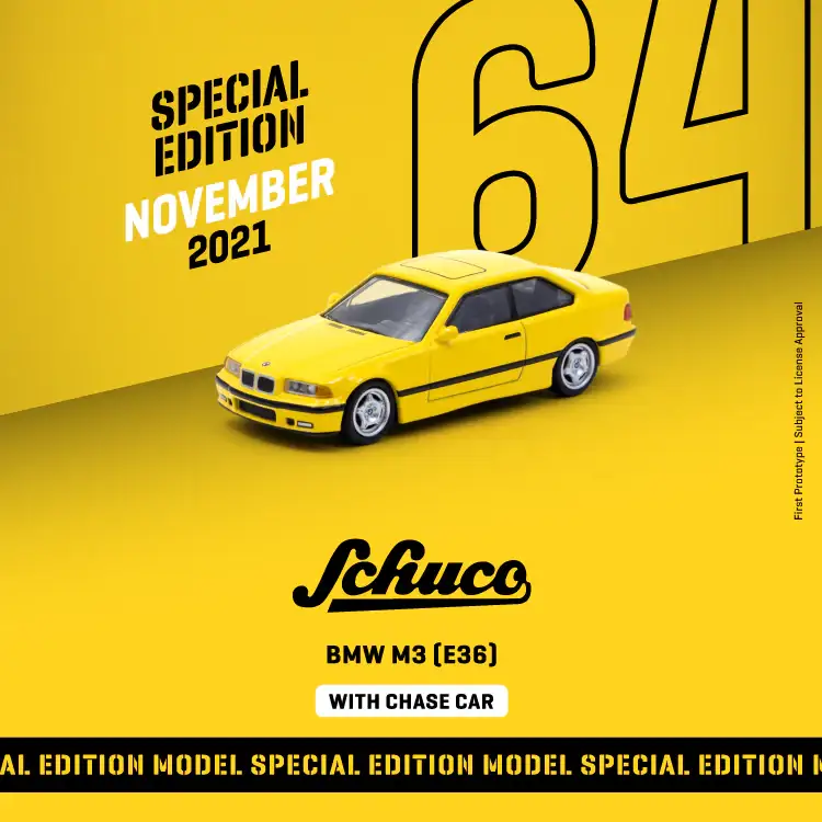 Tarmac Works x Schuco BMW M3 E36 - Image 4