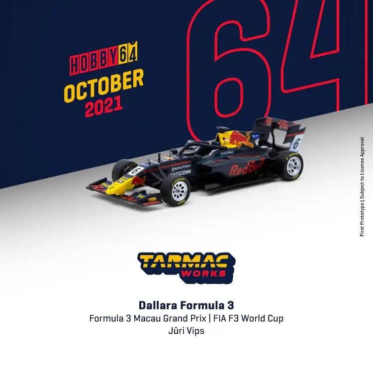Tarmac Works Dallara formula 3Formula 3 Macau Grand PrixFIA F3 World Cup 2019 Jüri VIPS