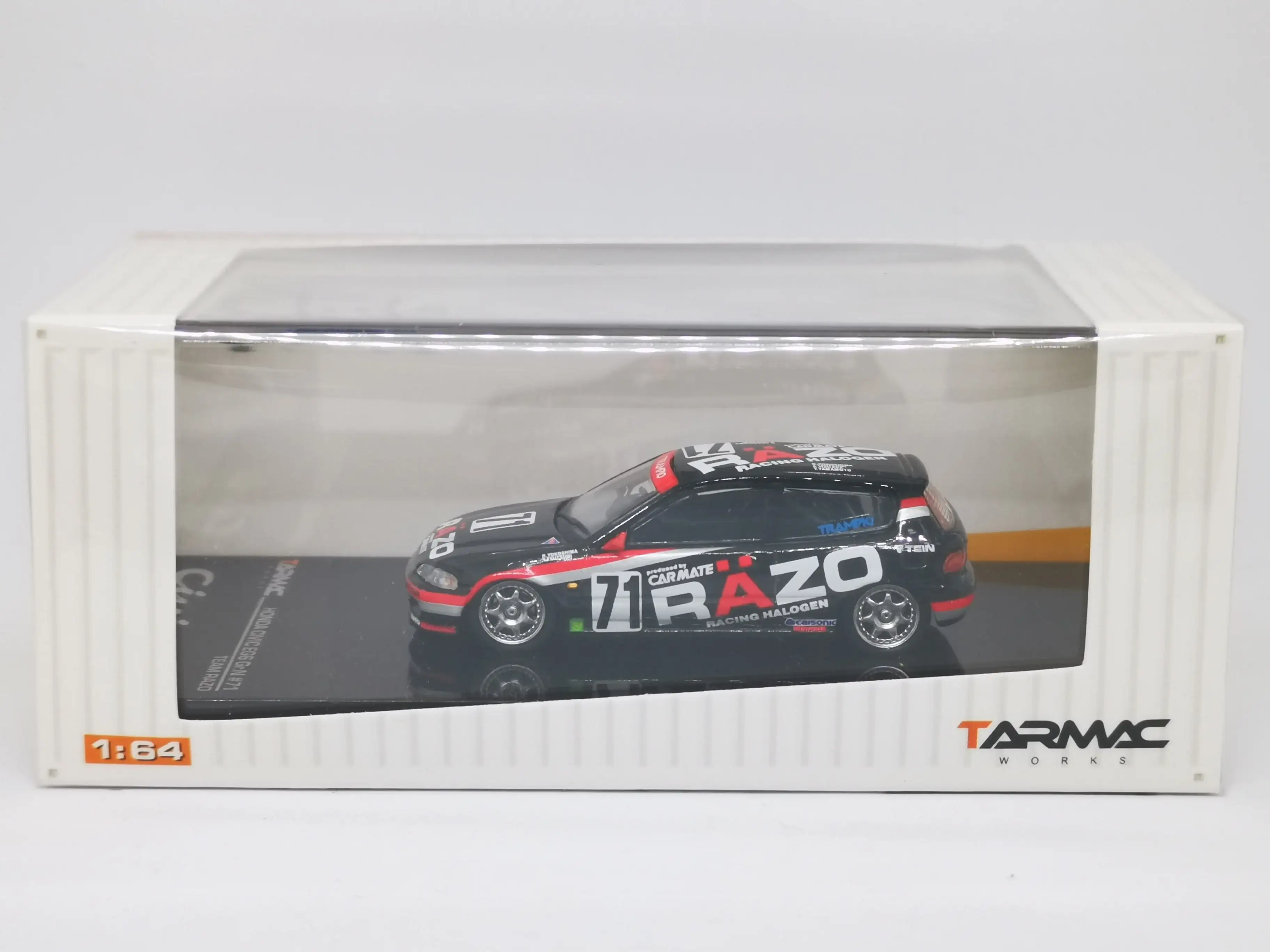 Tarmac Works Honda Civic Eg6 Gr.N Racing Razo Racing #71 1:64 Scale