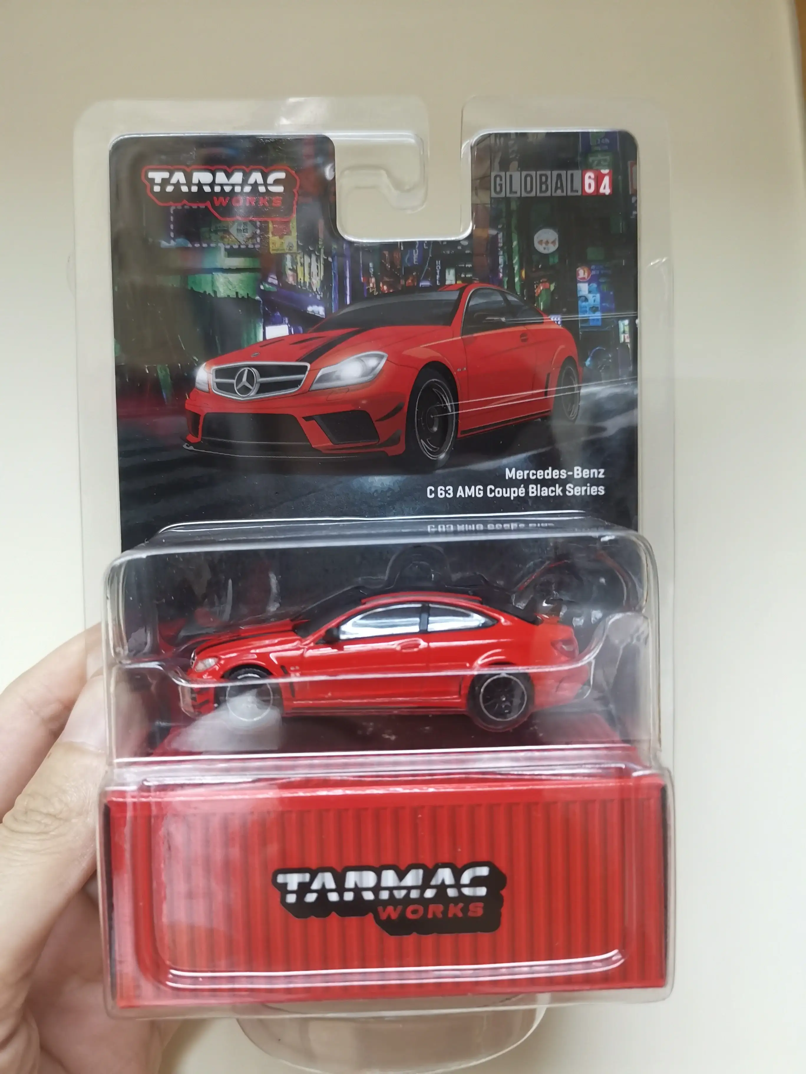 Tarmac Works Mercedes-Benz C 63 AMG Coupé Black Series Red