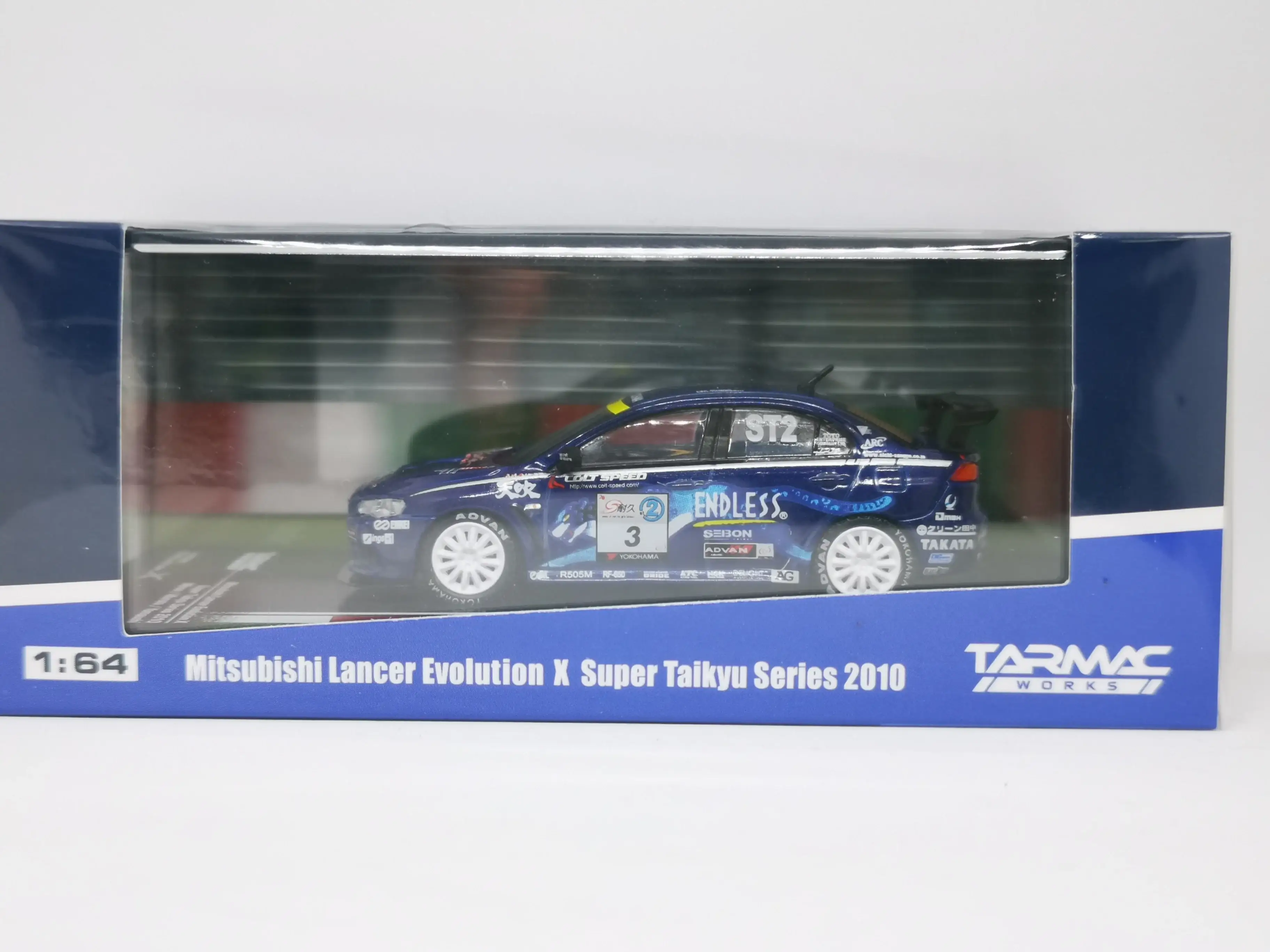 Tarmac Works Mitsubishi Lancer Evolution X Super Taikyu Series 2010 1:64 Scale