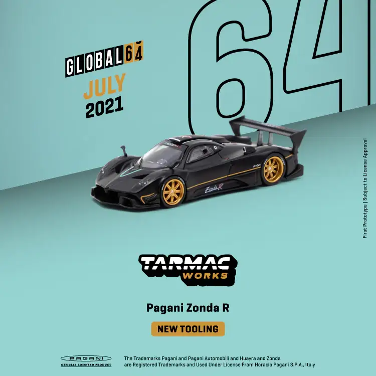 Tarmac Works Pagani Zonda R 1:64 Scale - Image 4