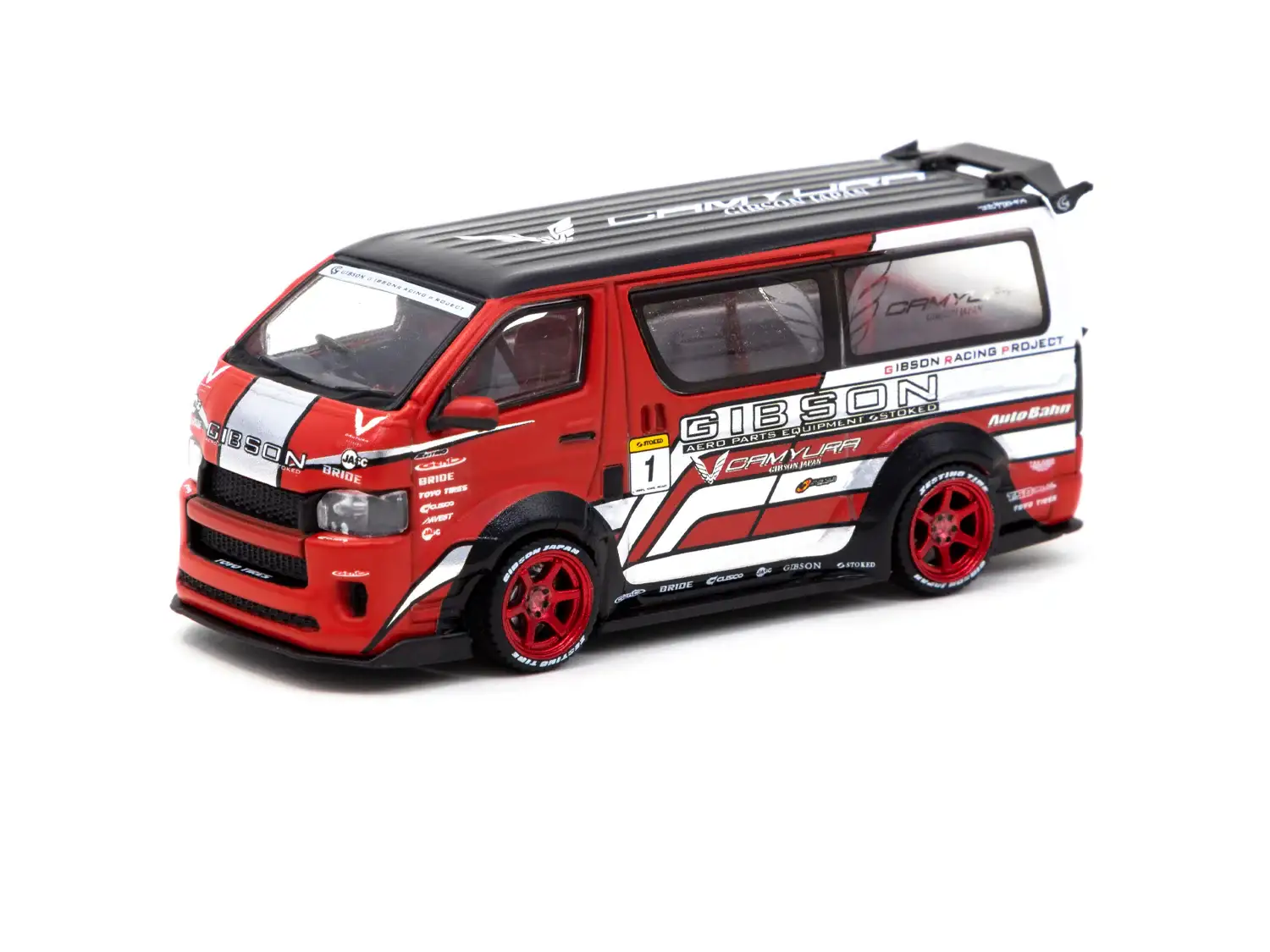 Tarmac Works Toy Car Salon 2021 Exclusive 1:64 Toyota Hiace Widebody - Image 2