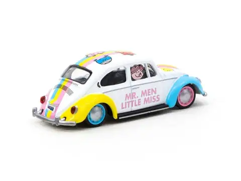 Tarmac Works x Schuco 1:64 Volkswagen Beetle Mr. Men & Little Miss - Image 6
