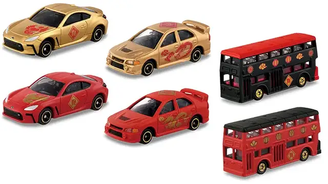 Tomica 春節トミカくじ Chinese New Year 2025 complete set (6 pc in 1 Box) - Image 2