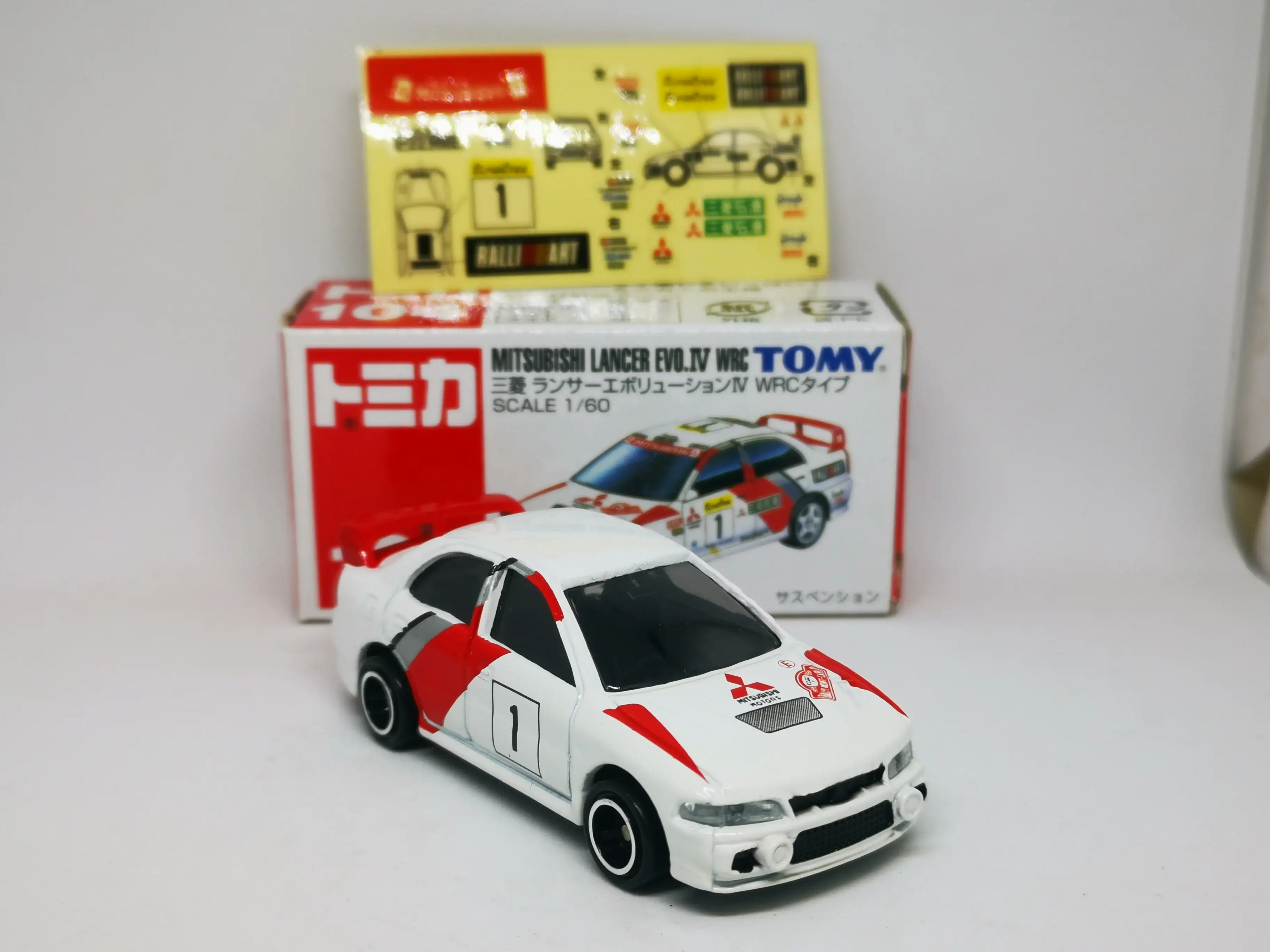 Tomica #104 Mitsubishi Lancer Evolution IV WRC