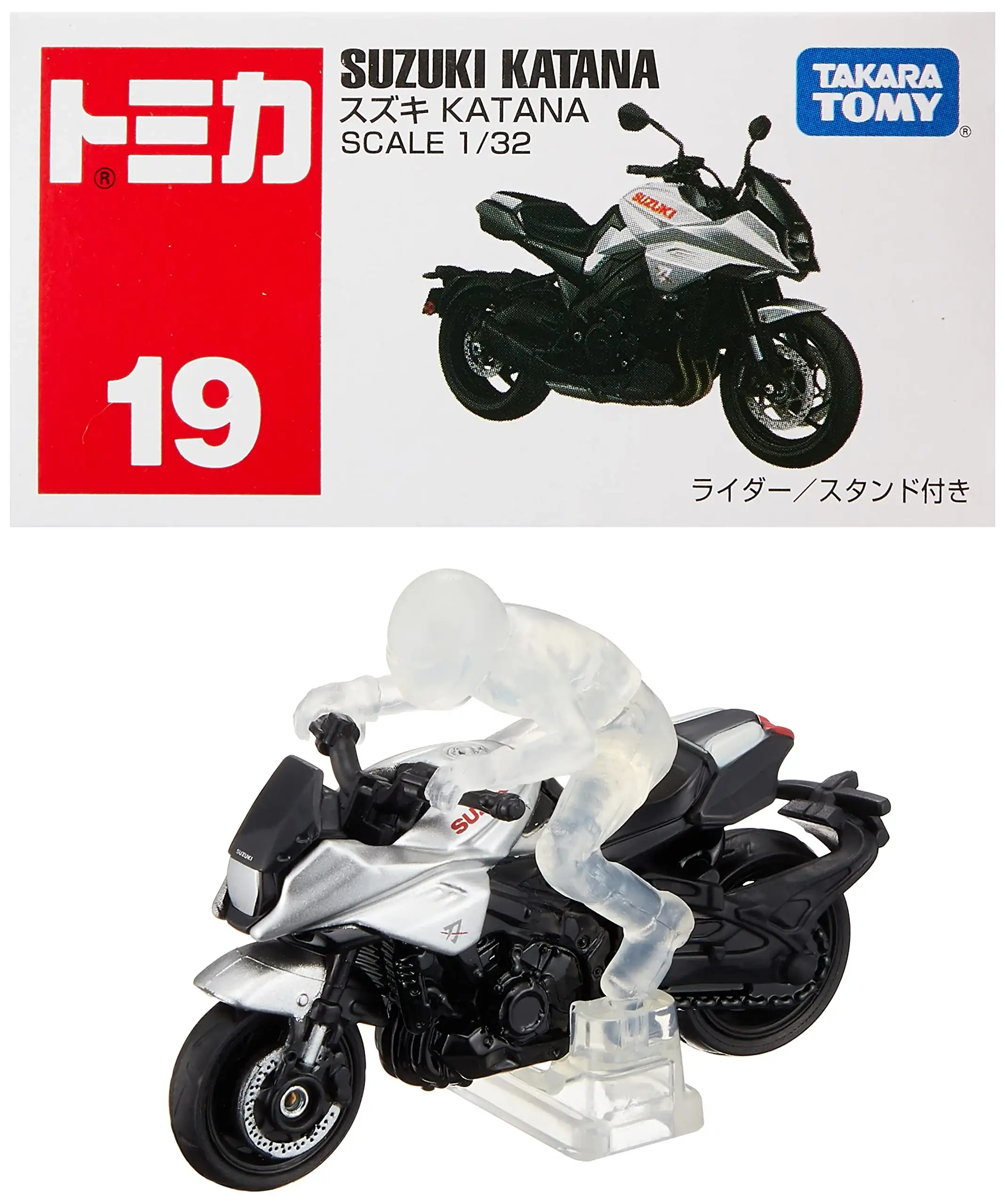 TOMICA #19 Suzuki Katana Bike