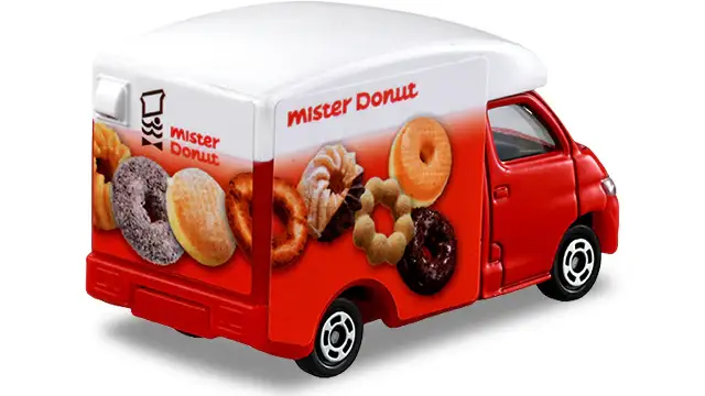 TOMICA 2025 APR #40 Mister Donut Mobile Sales Truck - Image 2
