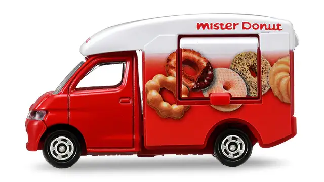 TOMICA 2025 APR #40 Mister Donut Mobile Sales Truck - Image 3