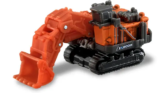 Tomica #25 Hitachi Construction Machinery loading excavator EX8000-7 - Image 2