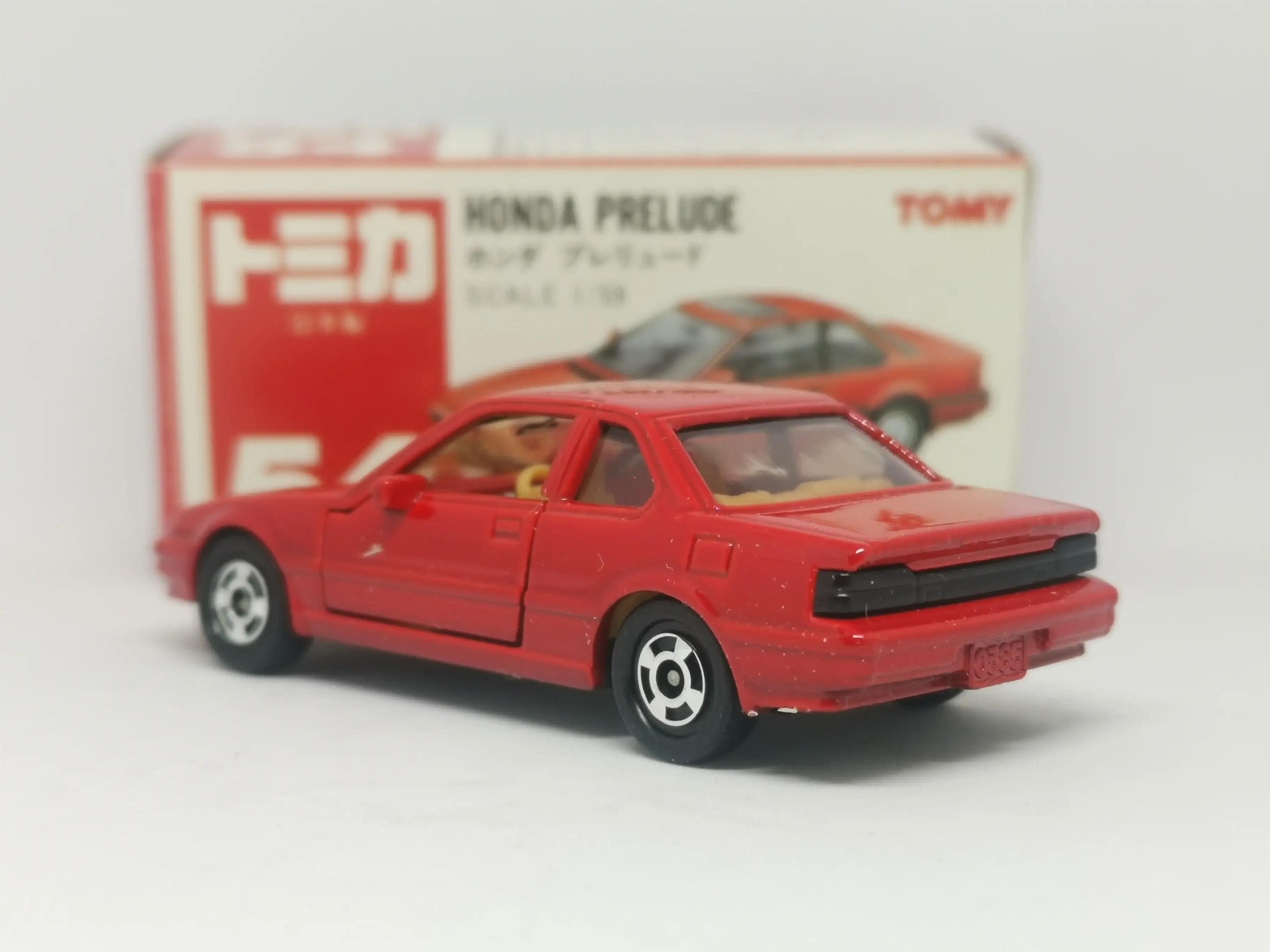Tomica #54 Honda Prelude Red Made in Japan - Image 2