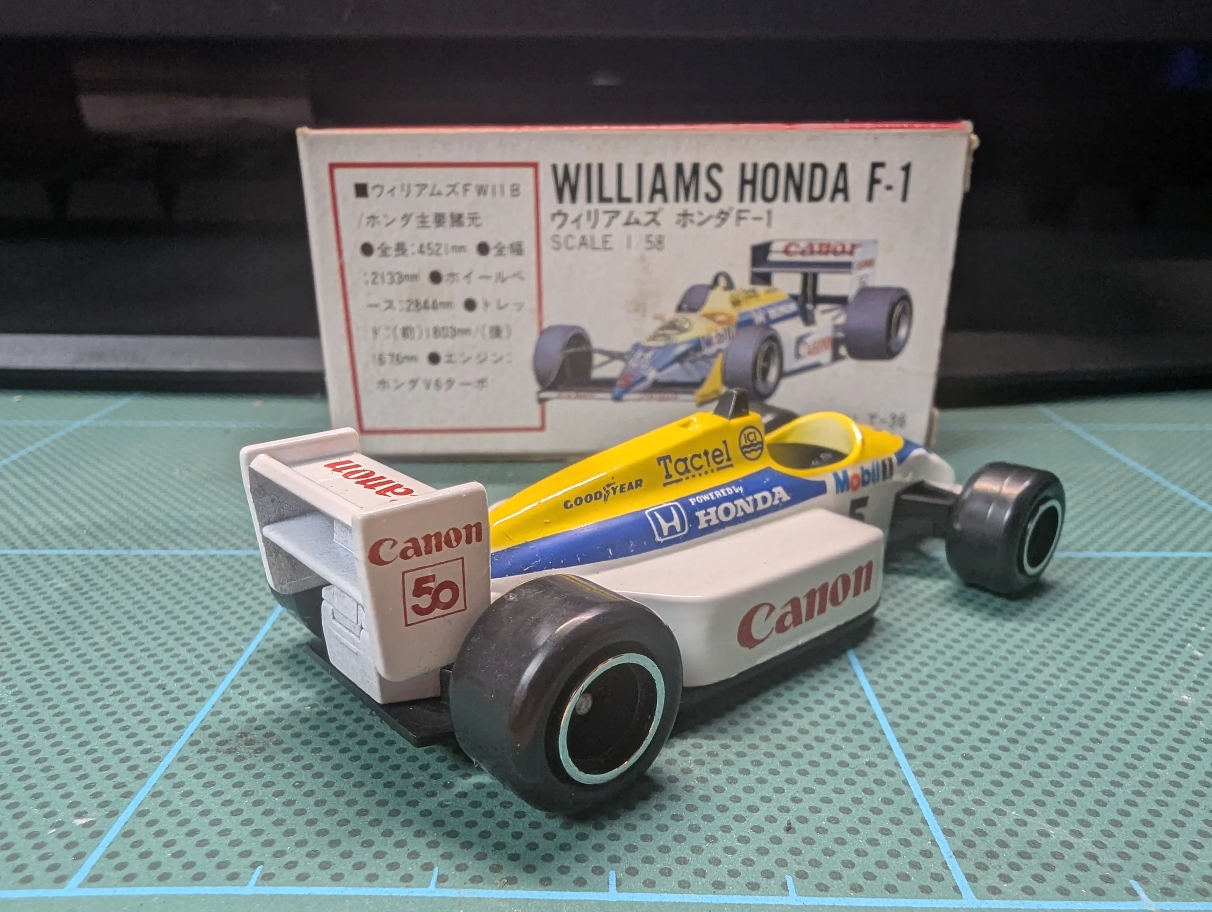Tomica #62 Williams Honda F-1 - Image 2