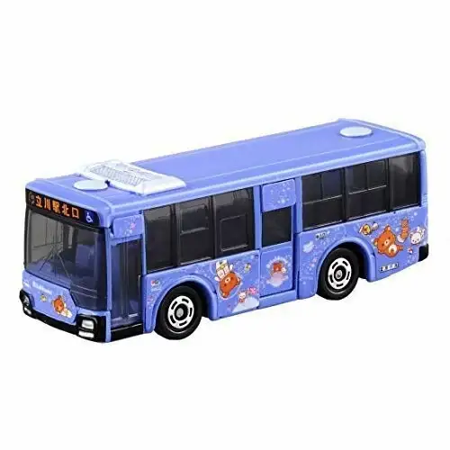 Tomica #8 2017 Mitsubishi Fuso Aero Star Tachikawa Bus x Rilakkuma