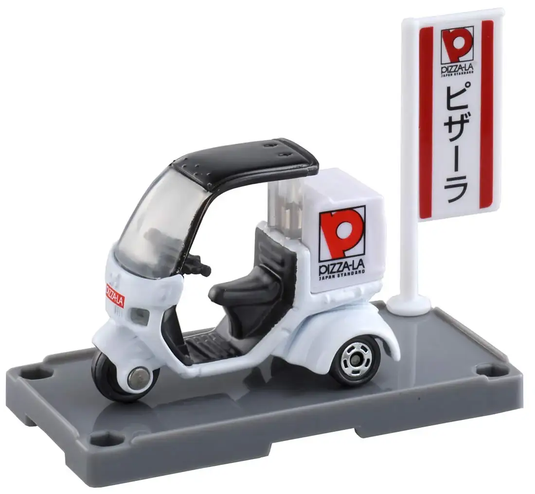 TOMICA #99 Pizza-La Delivery Bike