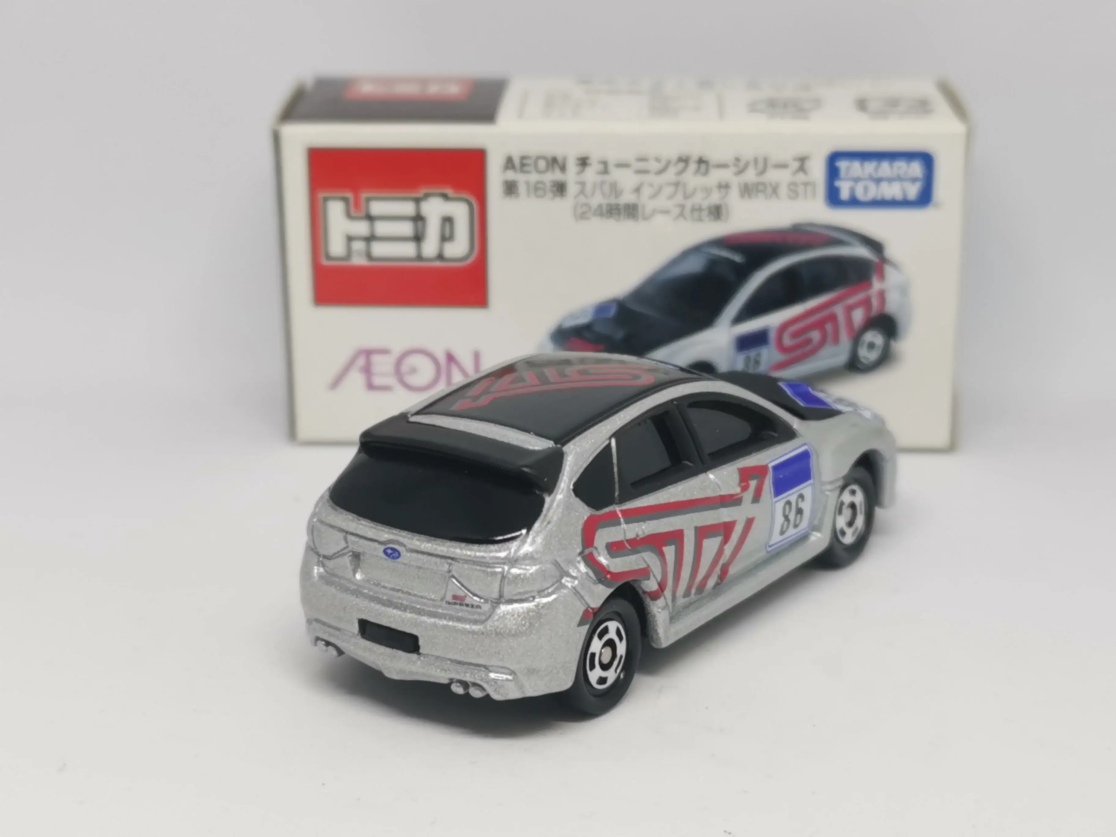 Tomica Aeon exclusive Vol.16 Subaru Impreza WRX Sti 24Hr endurance edition - Image 3